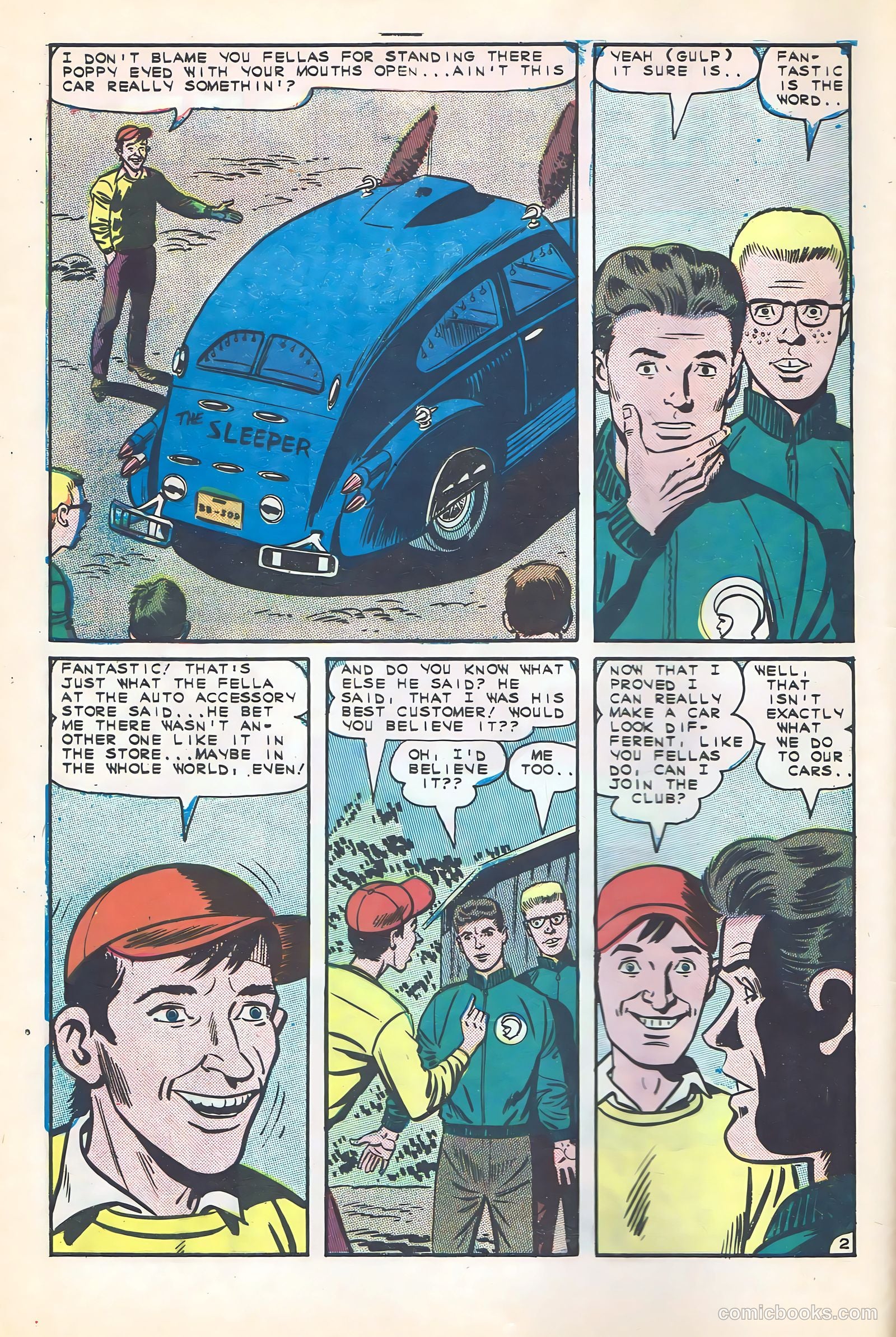 Hot Rods and Racing Cars #76 — page 4 of 36