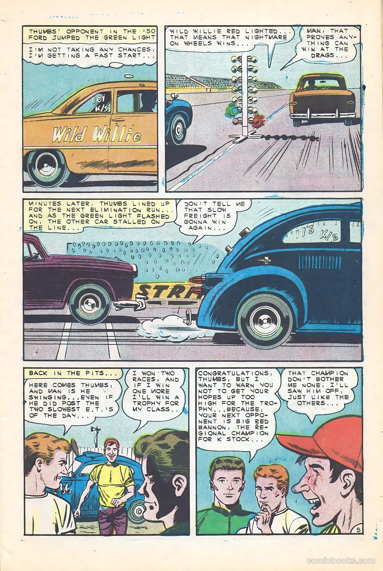 Hot Rods and Racing Cars #76 — page 9 of 36