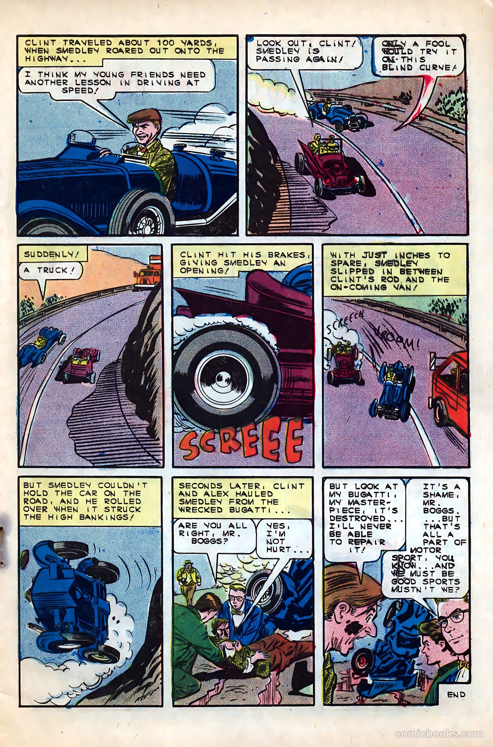 Hot Rods and Racing Cars #79 — page 9 of 36