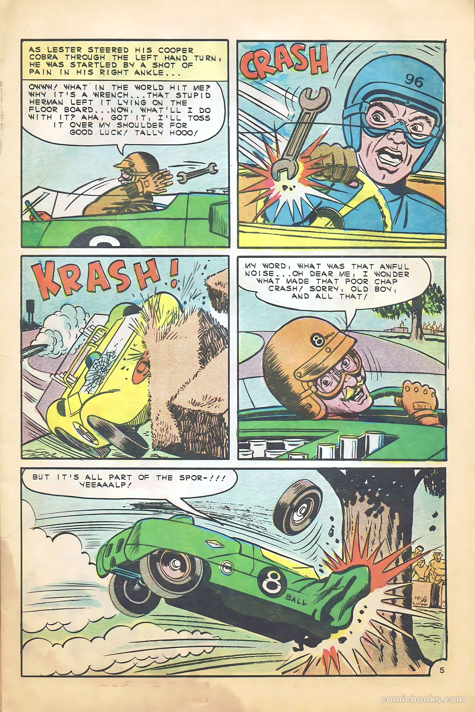 Hot Rods and Racing Cars #80 — page 9 of 36