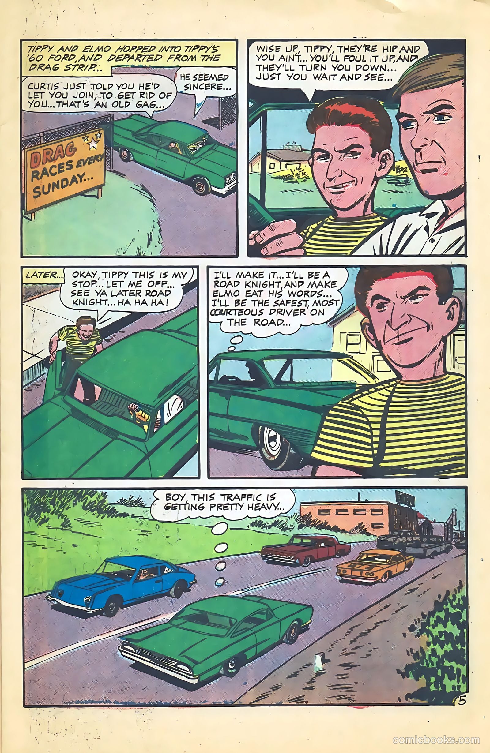 Hot Rods and Racing Cars #81 — page 9 of 36