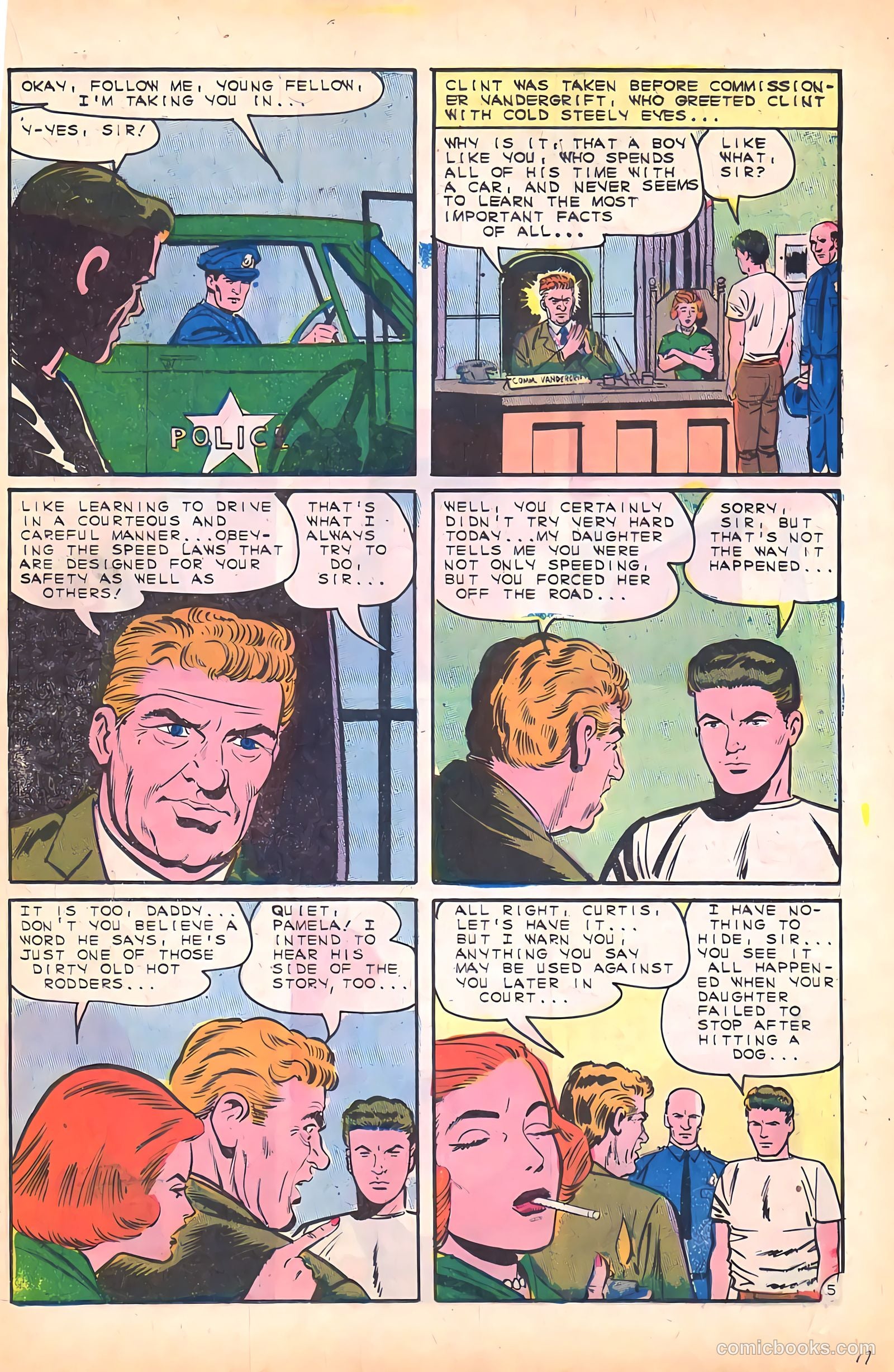 Hot Rods and Racing Cars #84 — page 17 of 36