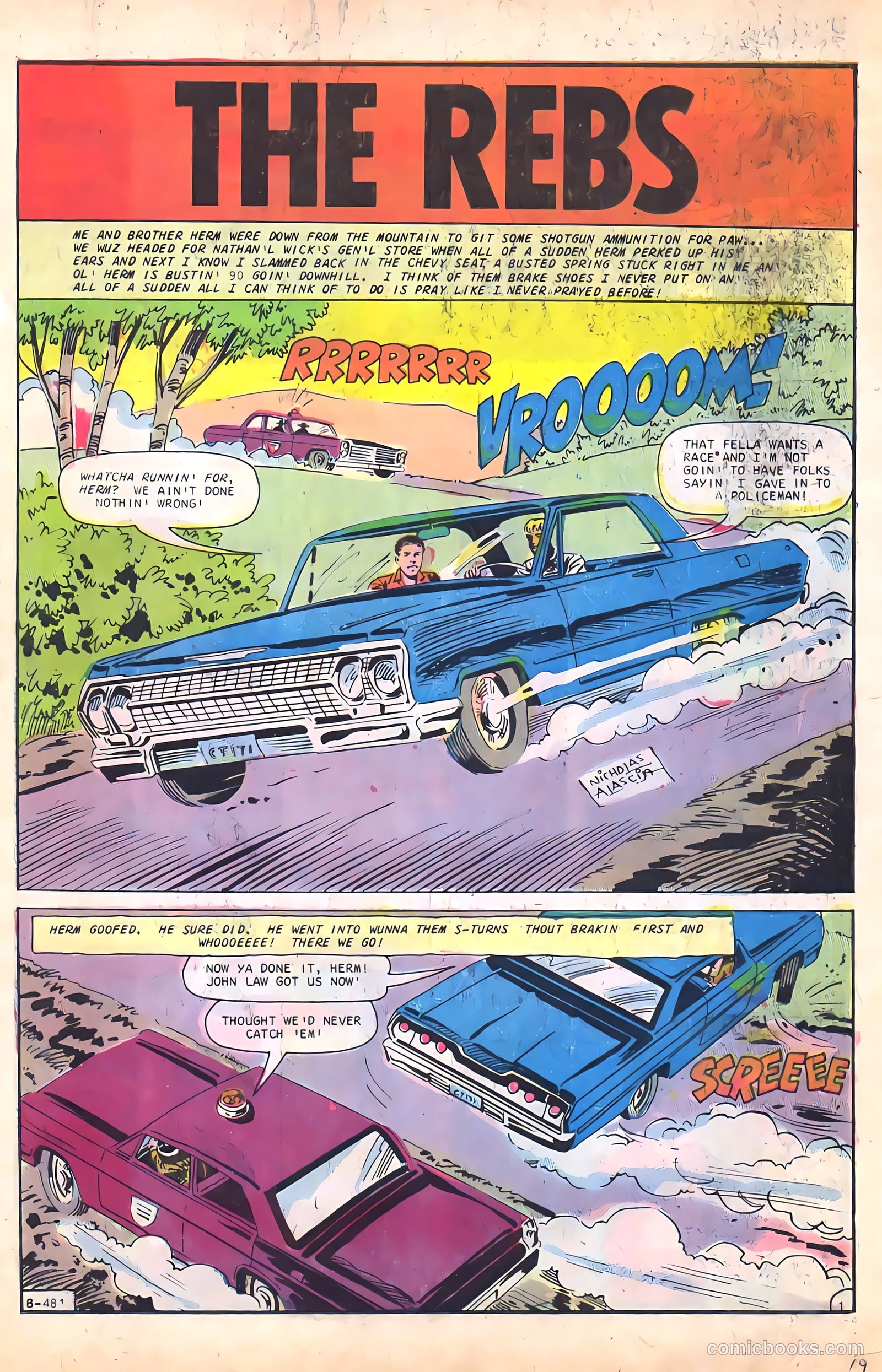 Hot Rods and Racing Cars #84 — page 19 of 36
