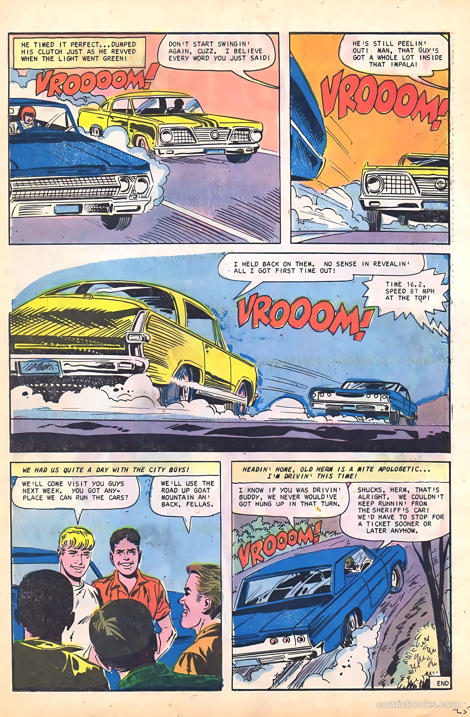 Hot Rods and Racing Cars #84 — page 25 of 36