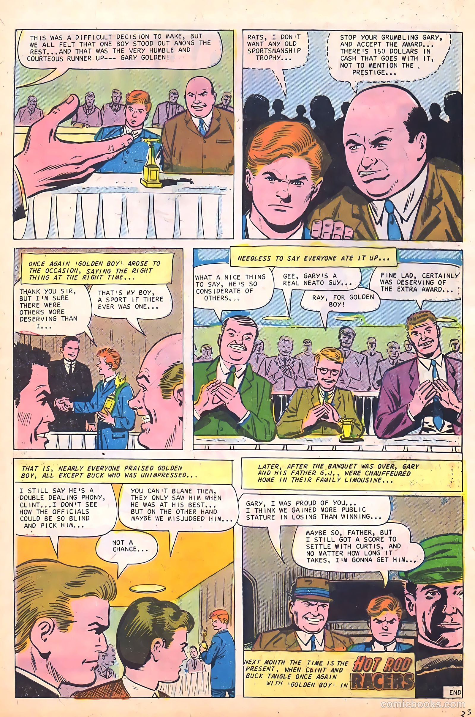 Hot Rods and Racing Cars #84 — page 33 of 36