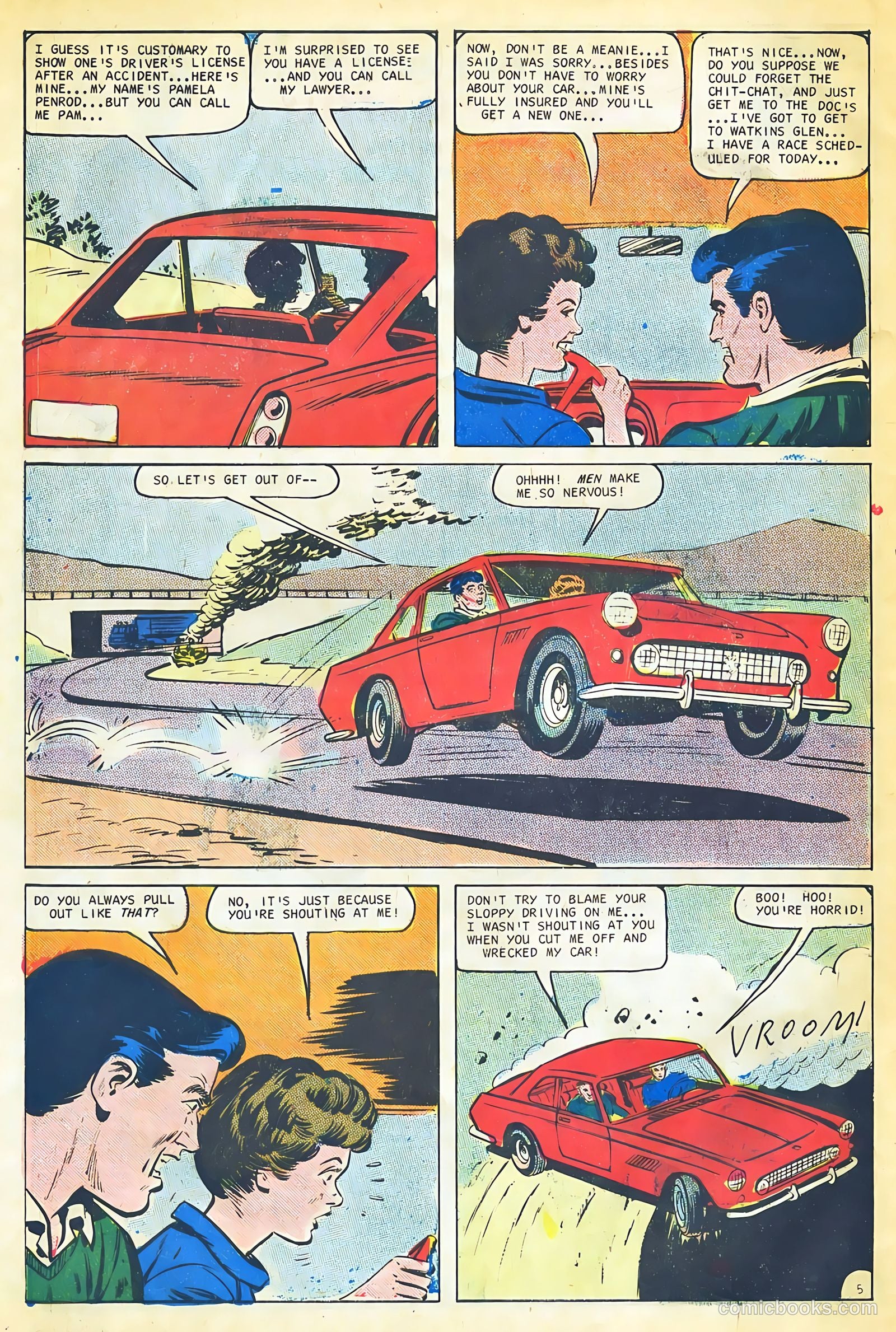 Hot Rods and Racing Cars #85 — page 8 of 36