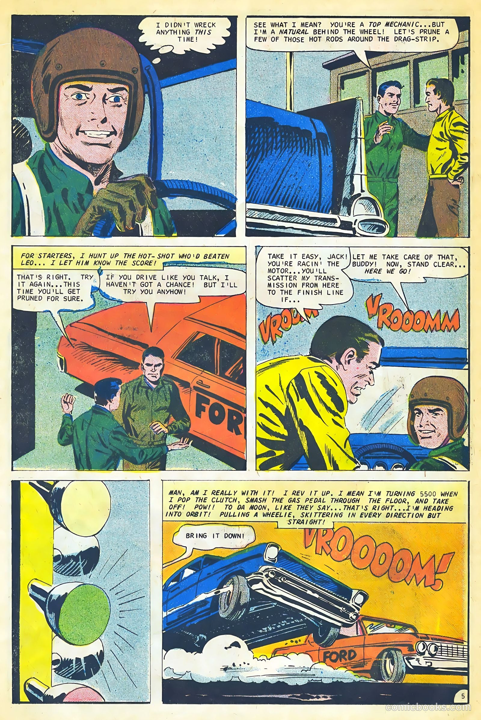 Hot Rods and Racing Cars #85 — page 16 of 36