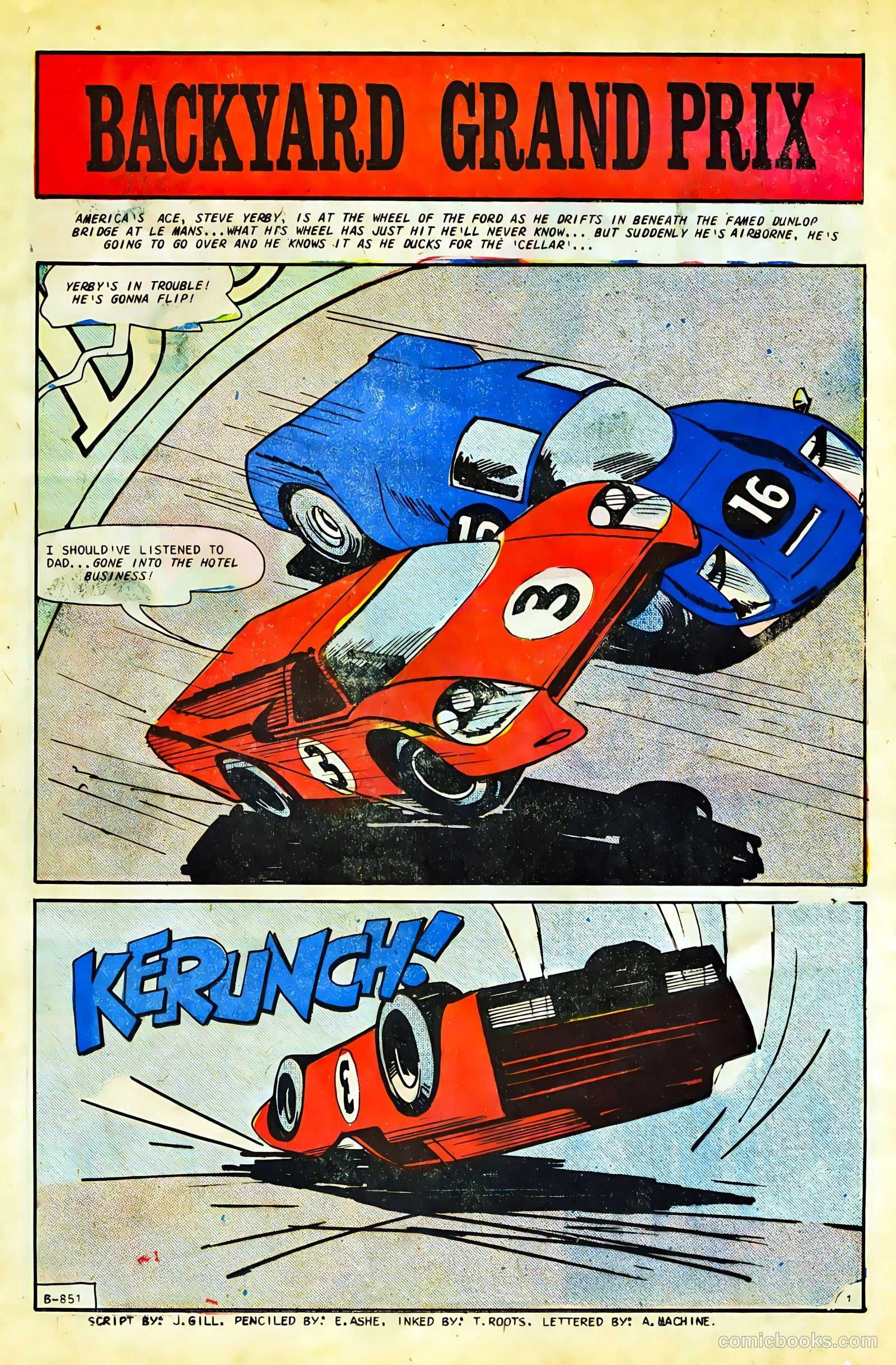 Hot Rods and Racing Cars #86 — page 17 of 36