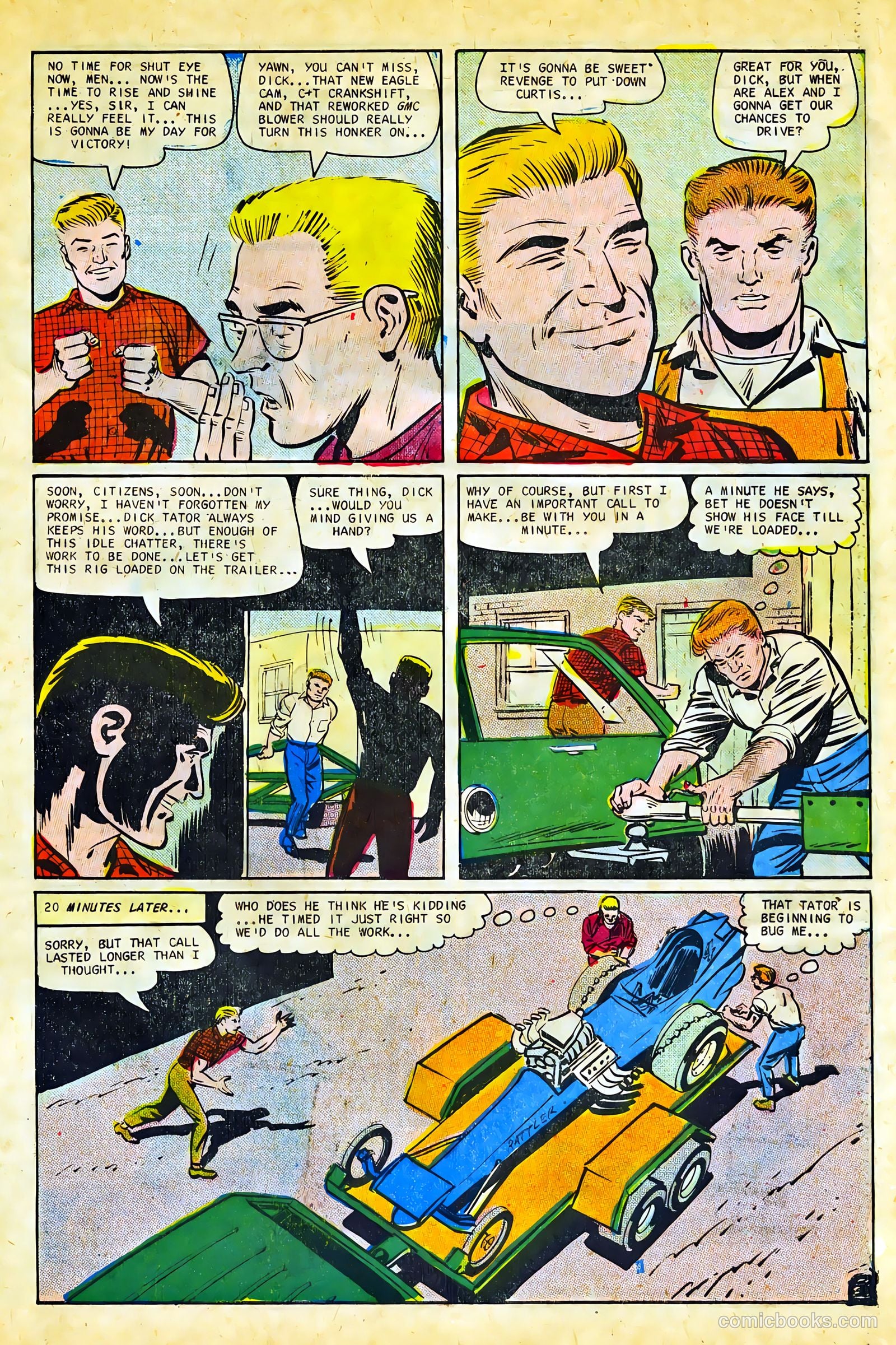 Hot Rods and Racing Cars #86 — page 27 of 36