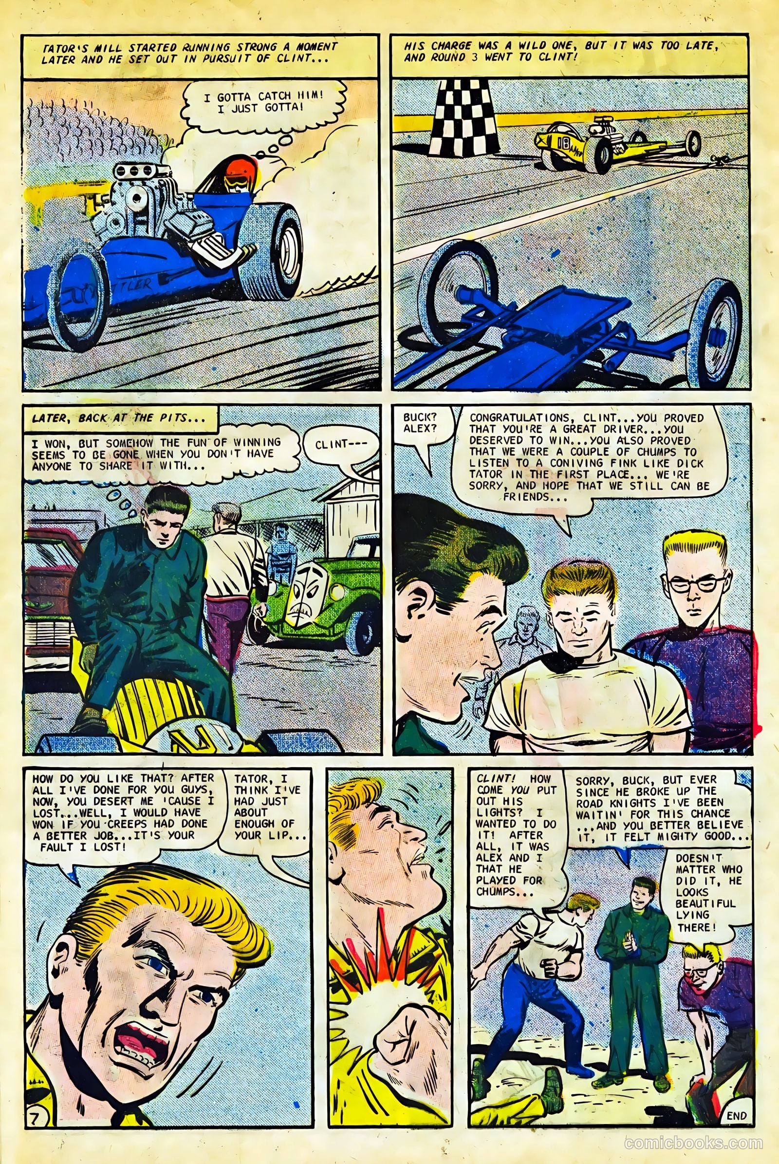 Hot Rods and Racing Cars #86 — page 32 of 36