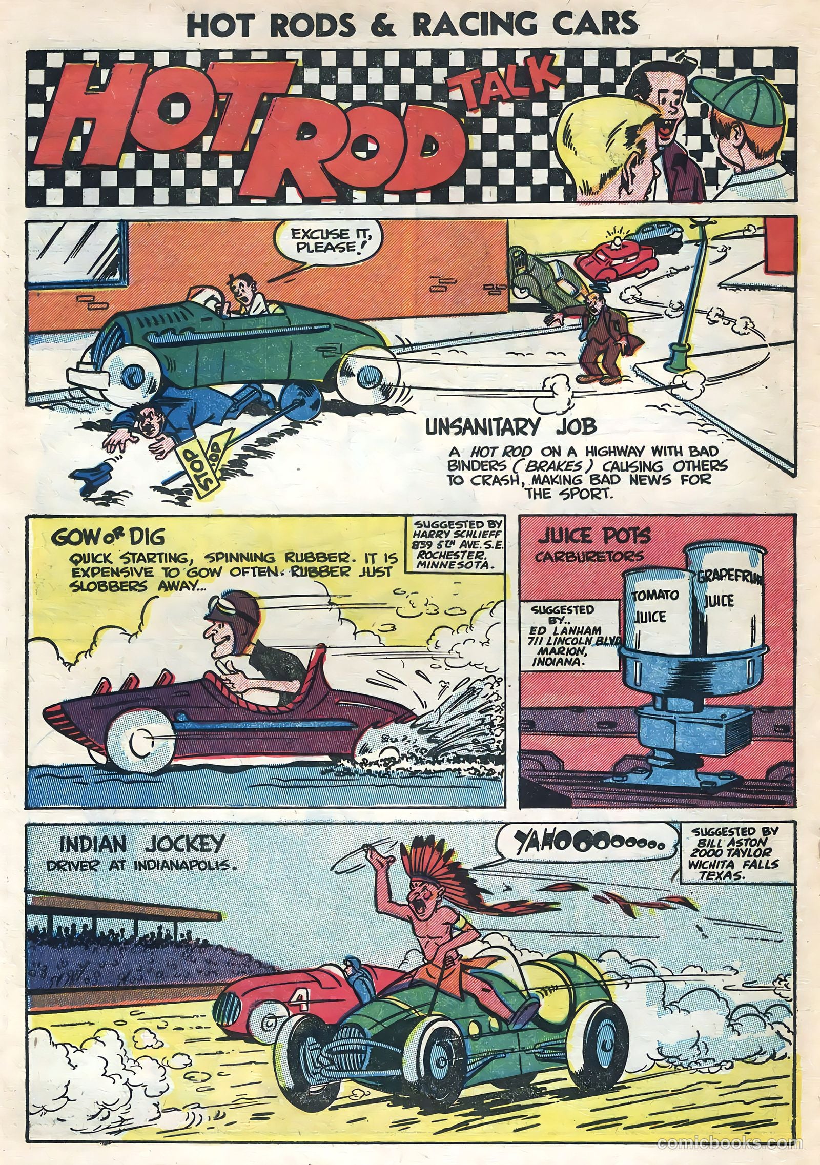 Hot Rods and Racing Cars #9 — page 16 of 36