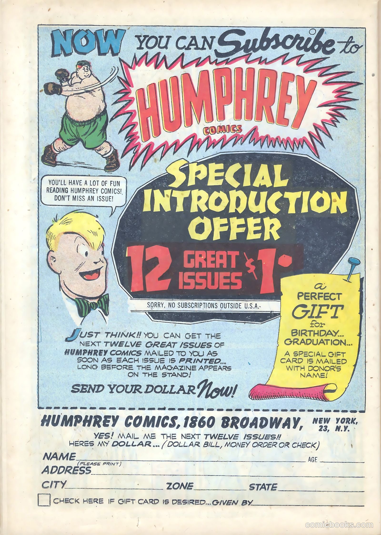 Humphrey Monthly #1 — page 38 of 52