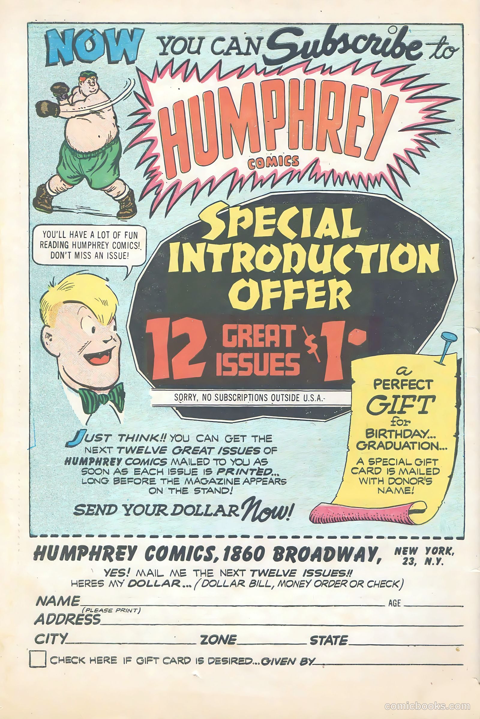 Humphrey Monthly #3 — page 50 of 52