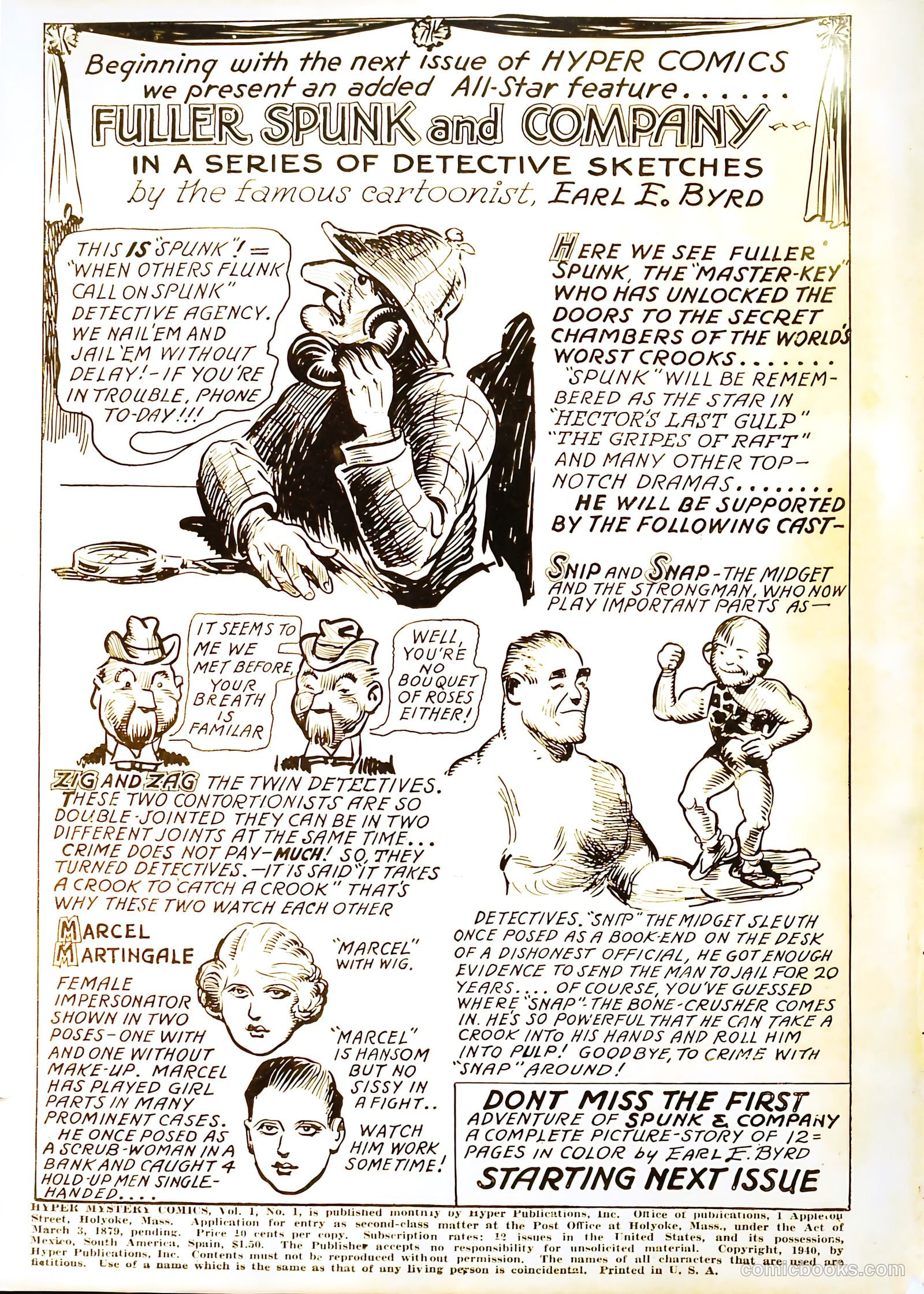 Hyper Mystery Comics #1 — page 2 of 68