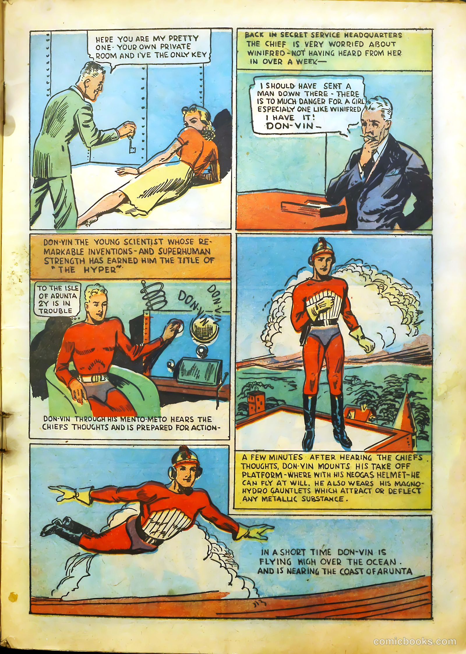 Hyper Mystery Comics #1 — page 7 of 68