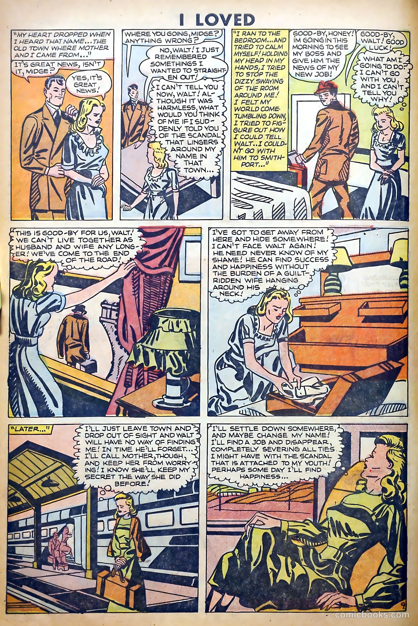 I Loved Real Confession Stories #32 — page 9 of 31
