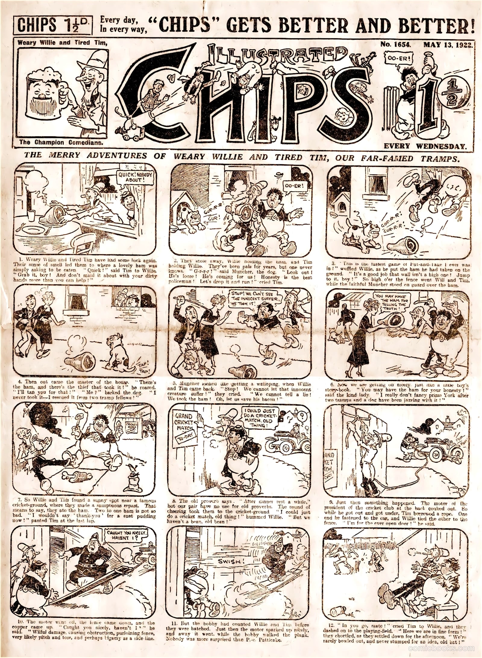 Illustrated Chips #1654 — page 1 of 9