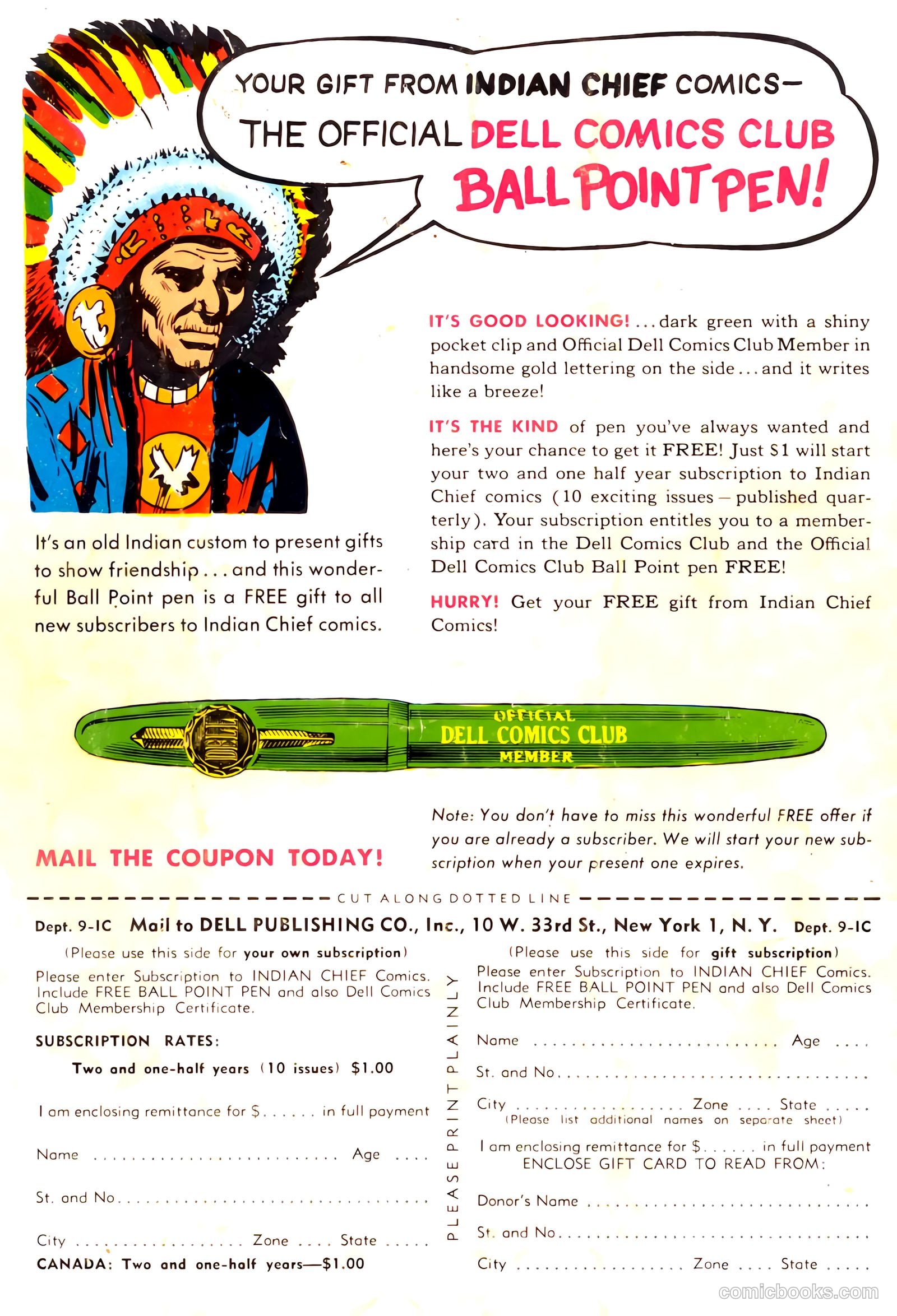 Indian Chief #16 — page 36 of 36