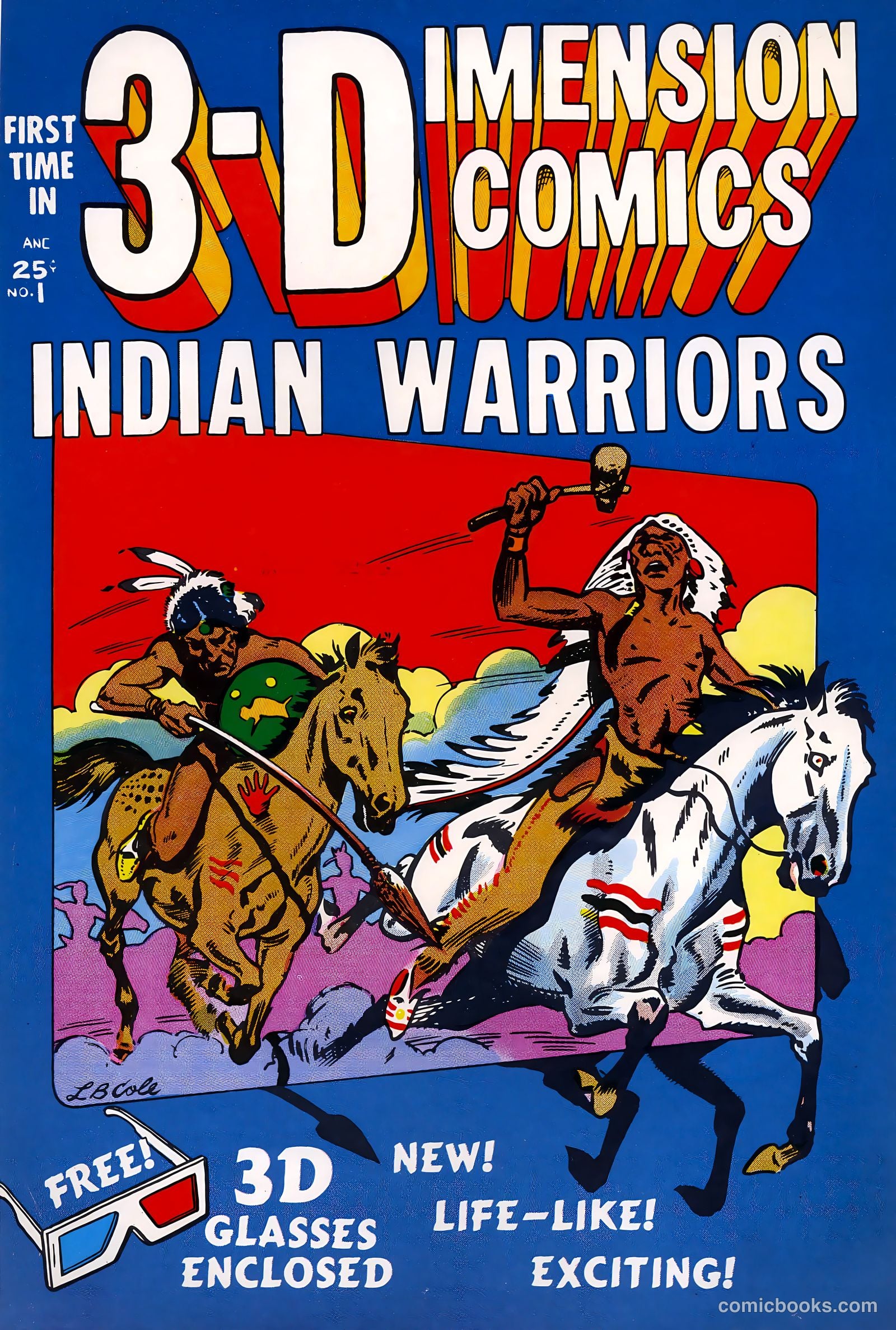 Indian Warriors 3-D #1 — page 1 of 36
