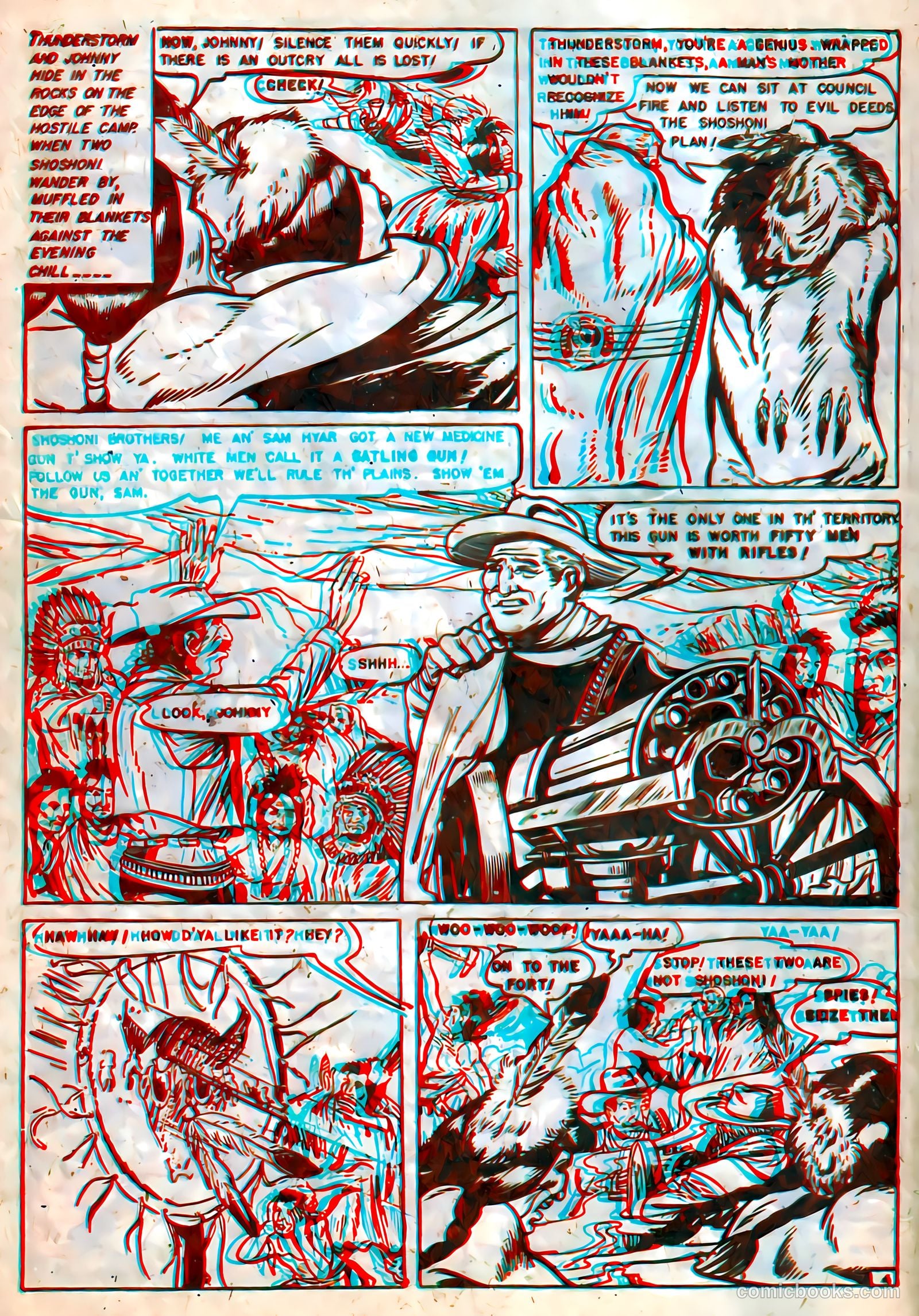 Indian Warriors 3-D #1 — page 6 of 36