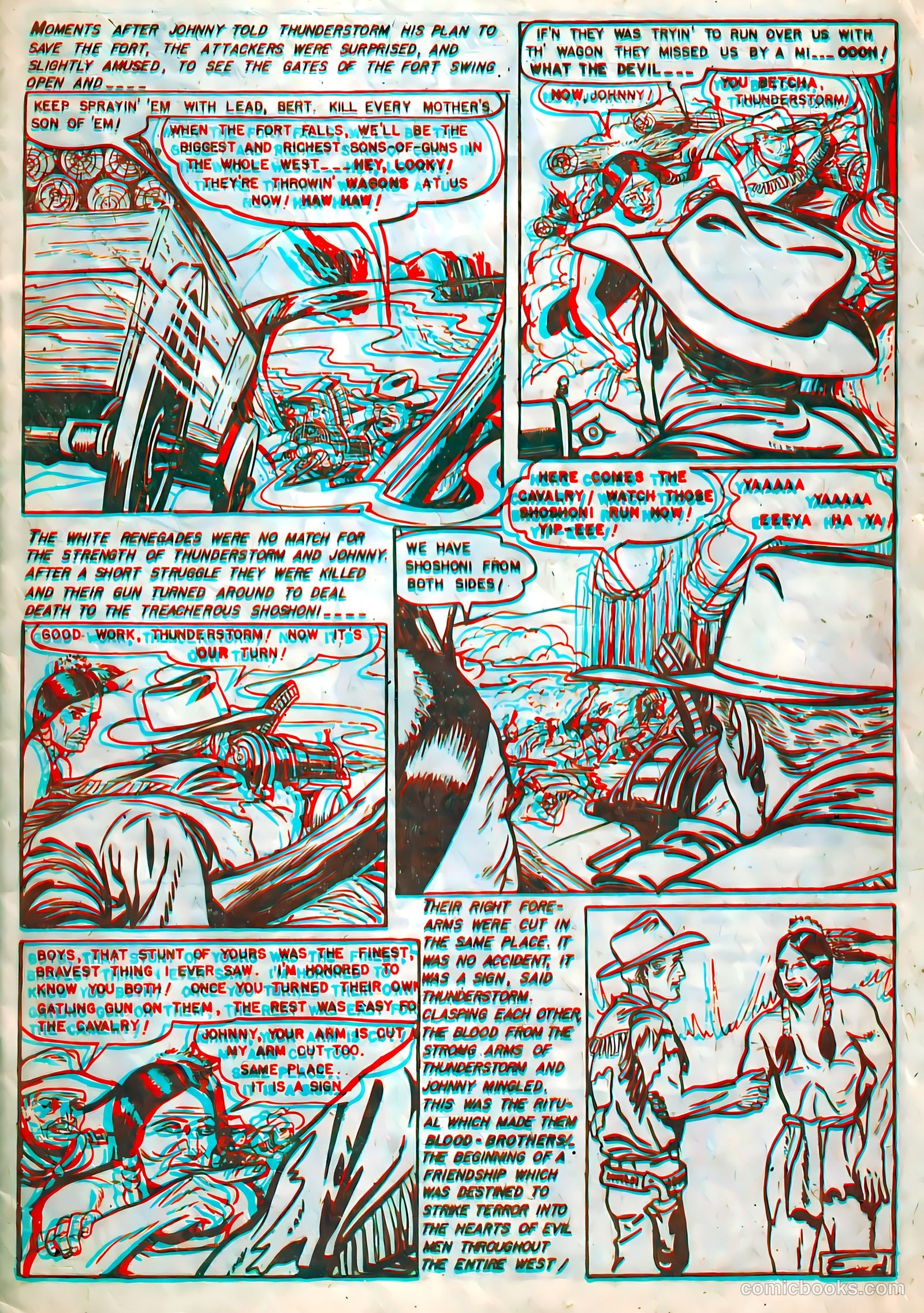 Indian Warriors 3-D #1 — page 9 of 36