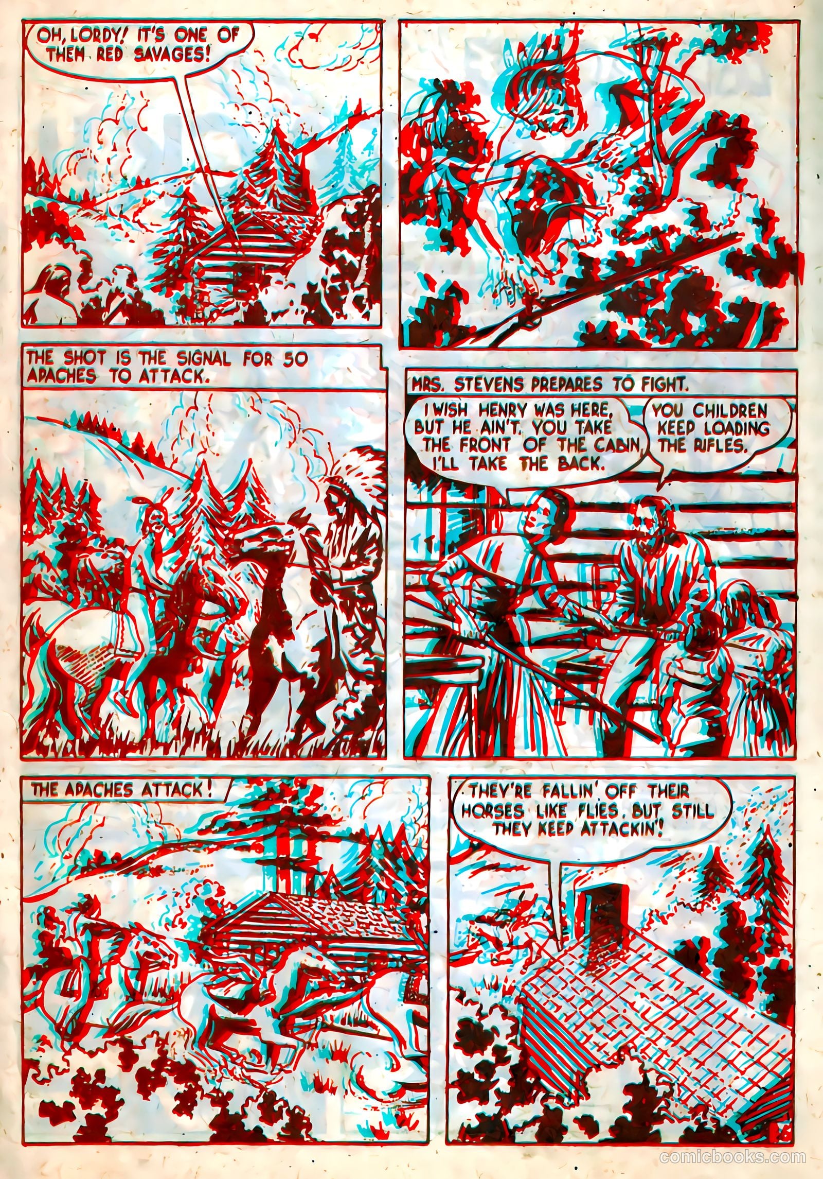 Indian Warriors 3-D #1 — page 18 of 36