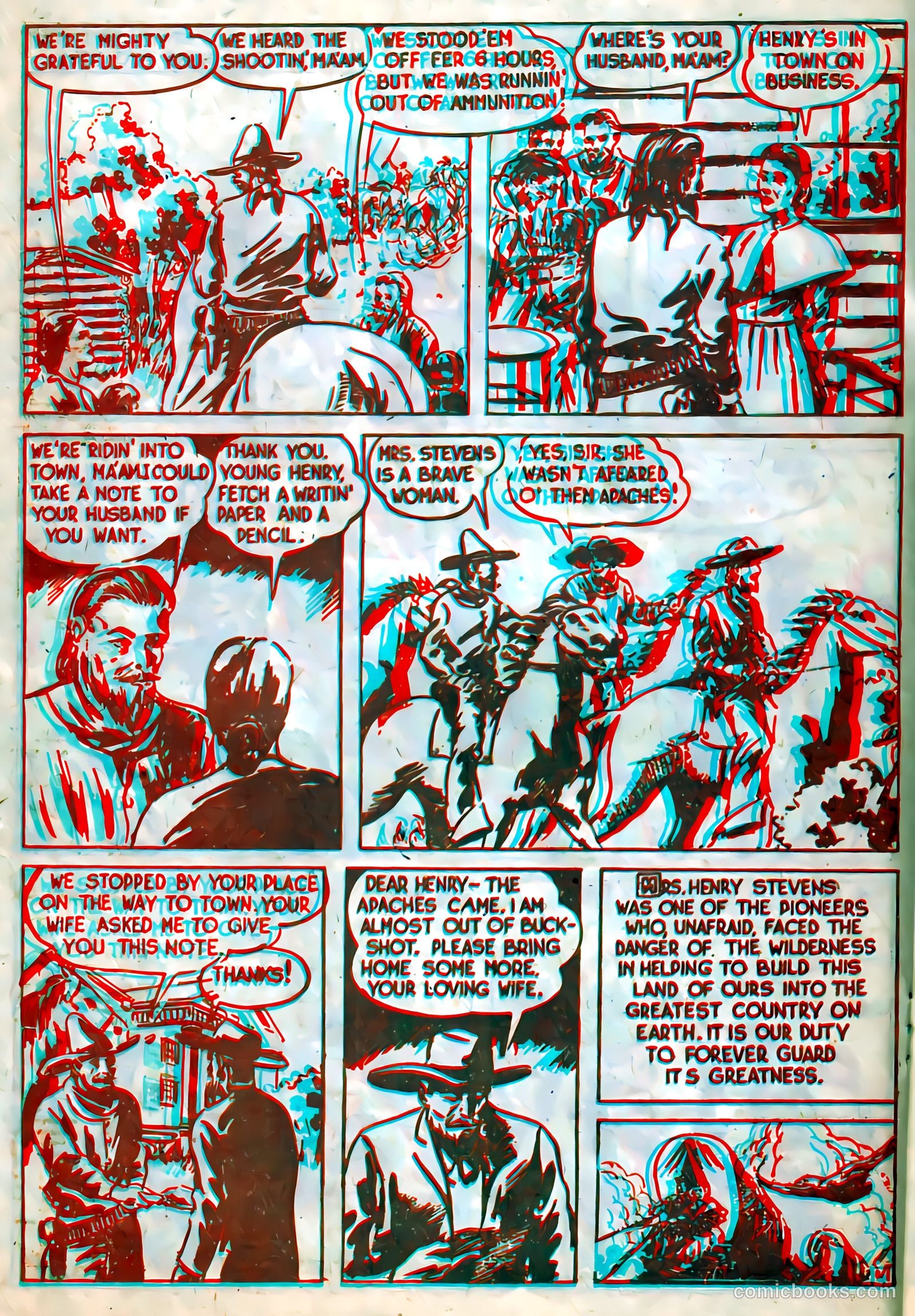 Indian Warriors 3-D #1 — page 20 of 36