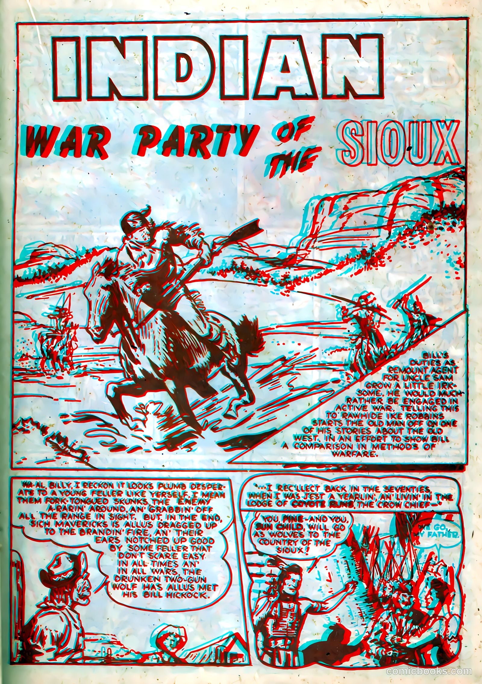 Indian Warriors 3-D #1 — page 21 of 36