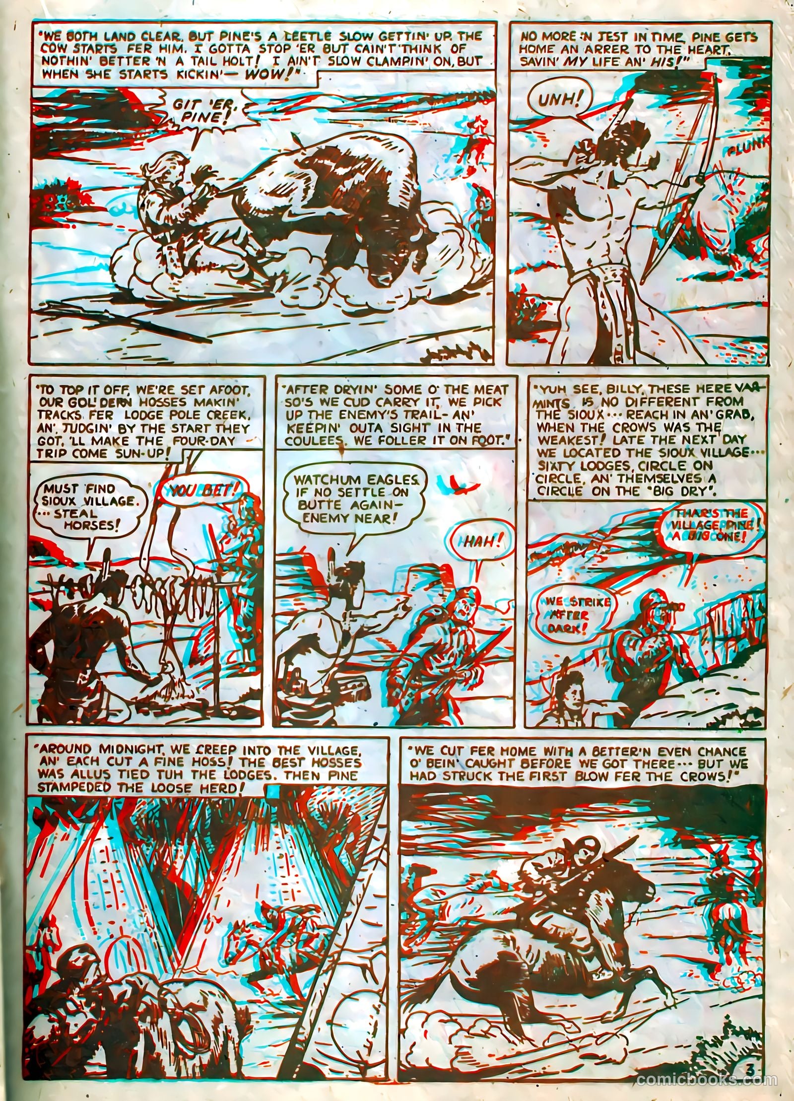 Indian Warriors 3-D #1 — page 23 of 36