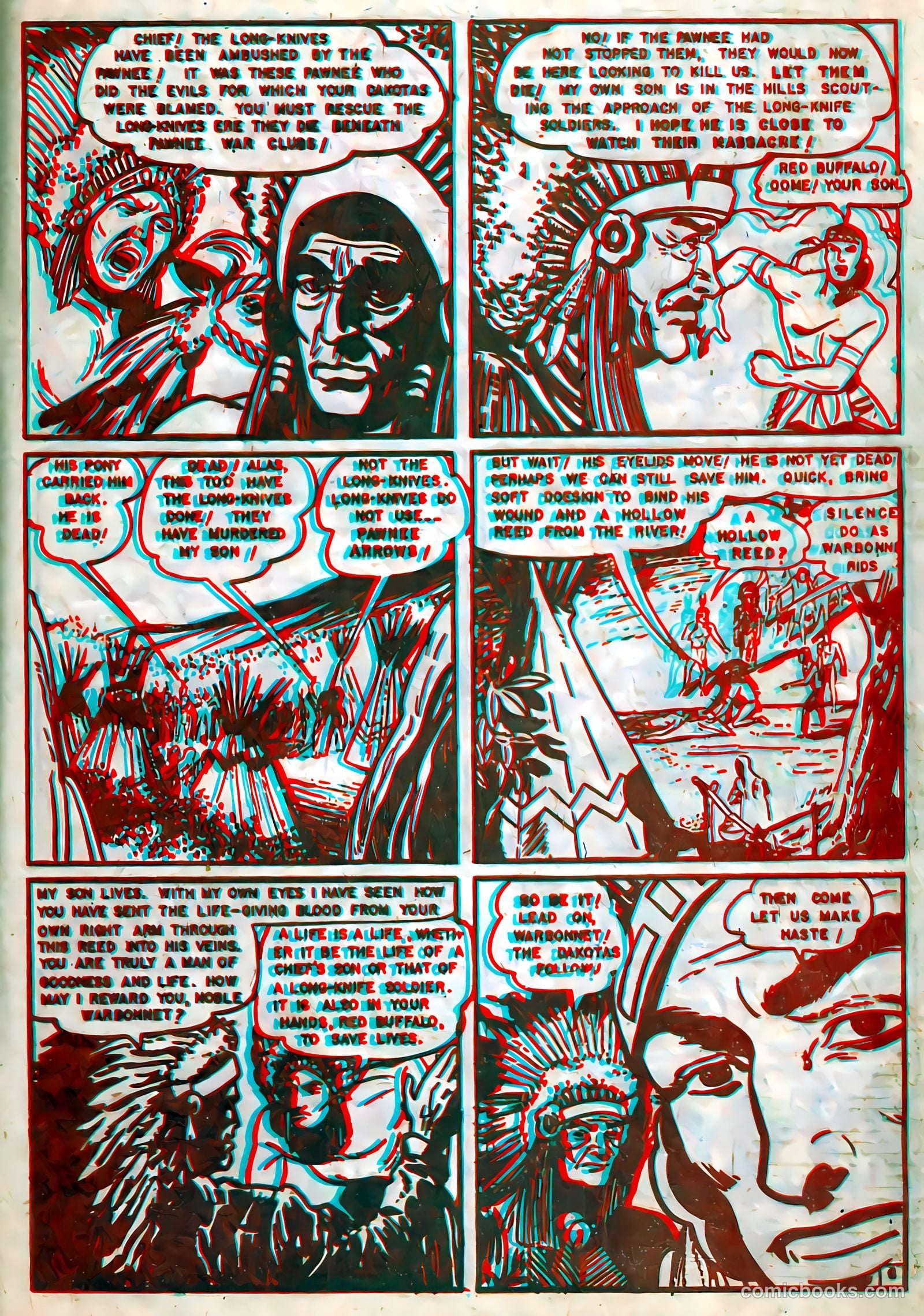Indian Warriors 3-D #1 — page 33 of 36