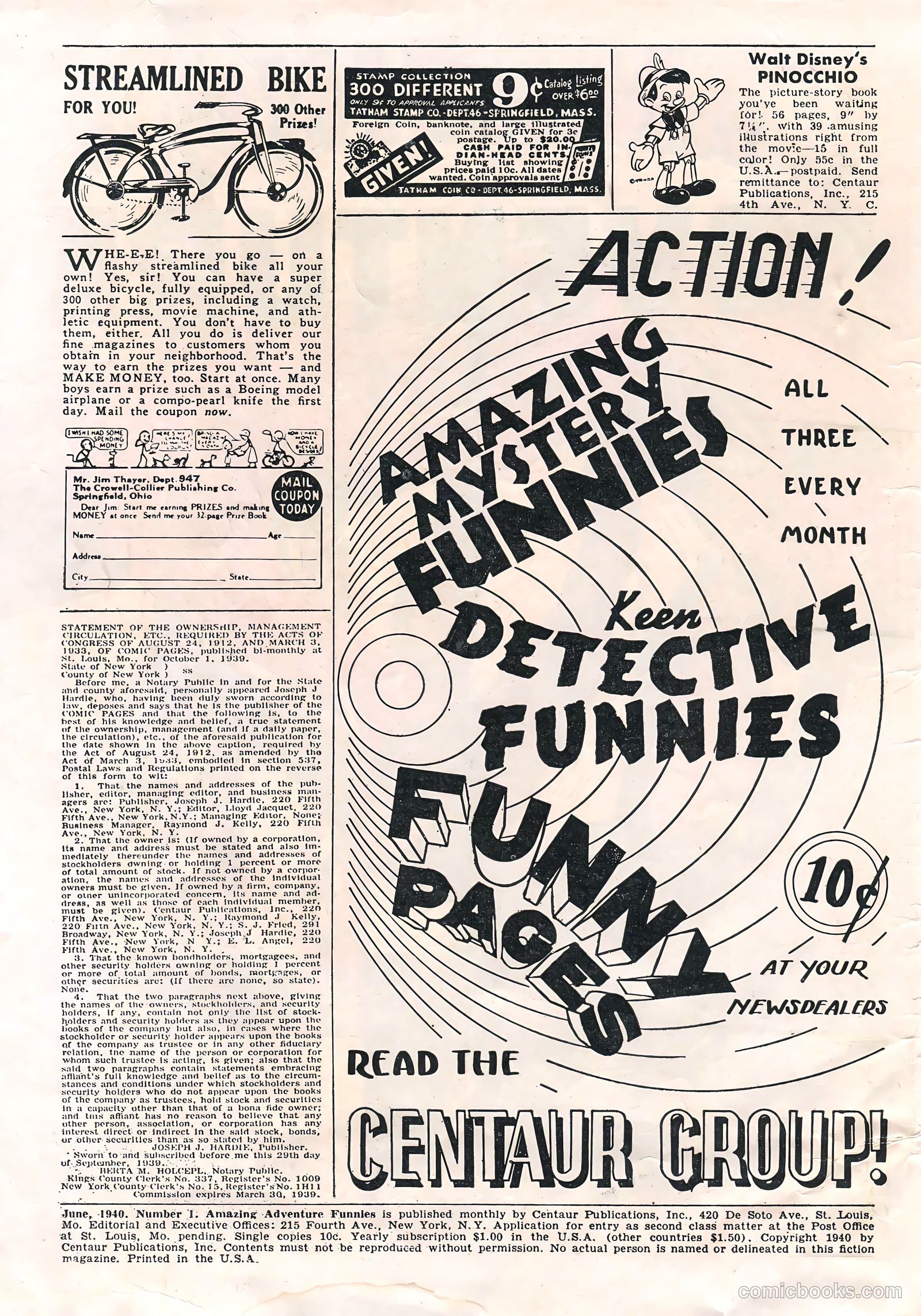 Amazing Adventure Funnies #1 — page 2 of 68