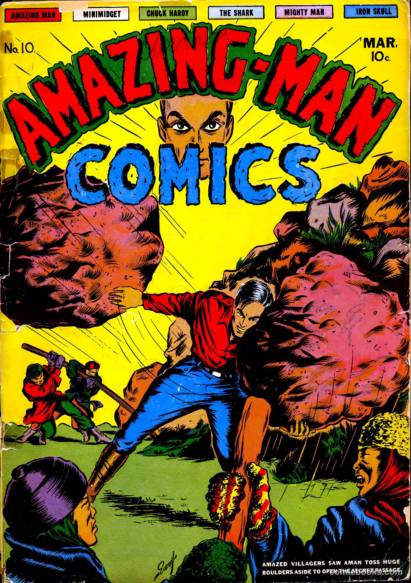Amazing Man Comics #10 — page 1 of 70