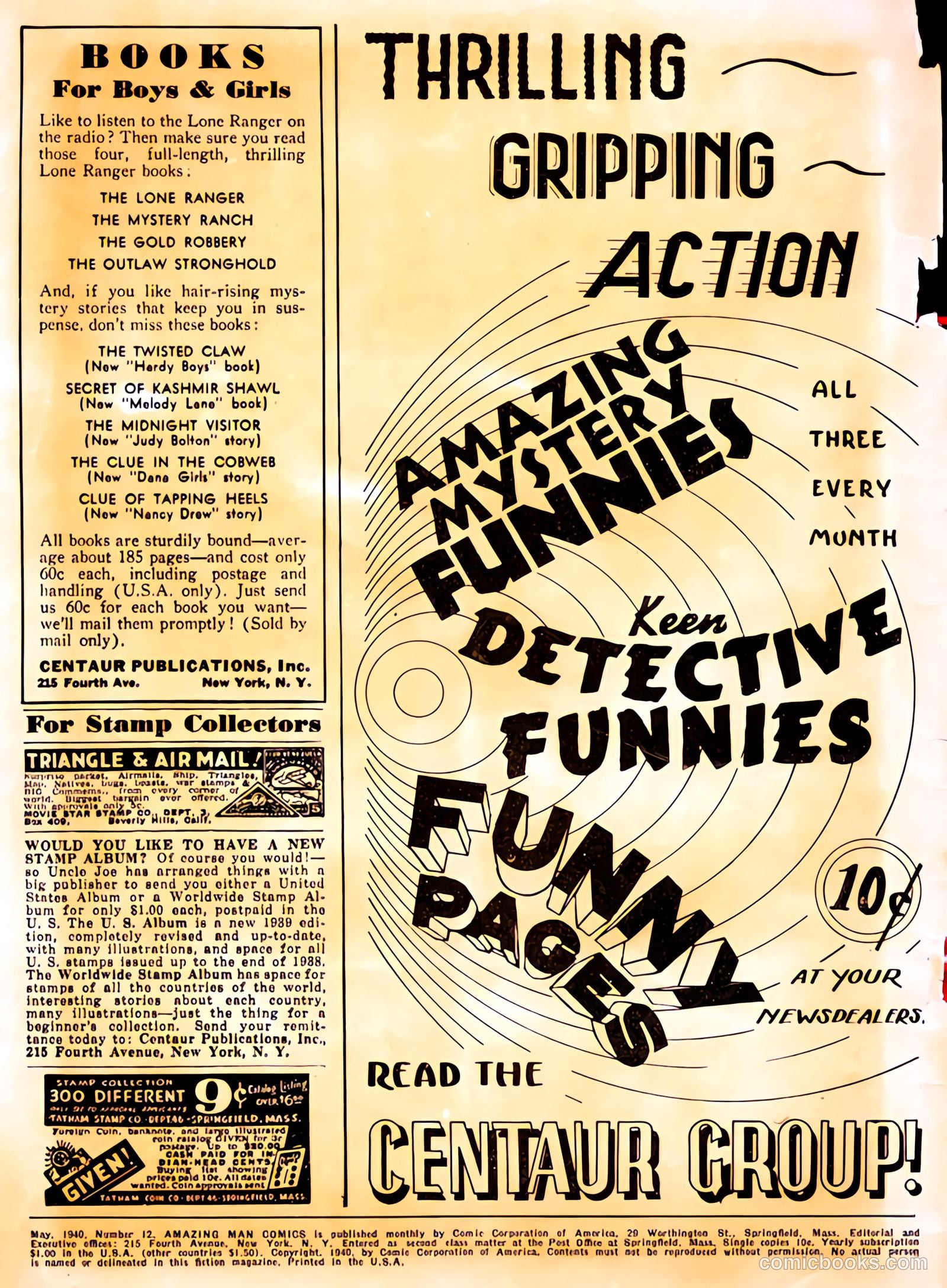 Amazing Man Comics #12 — page 2 of 68