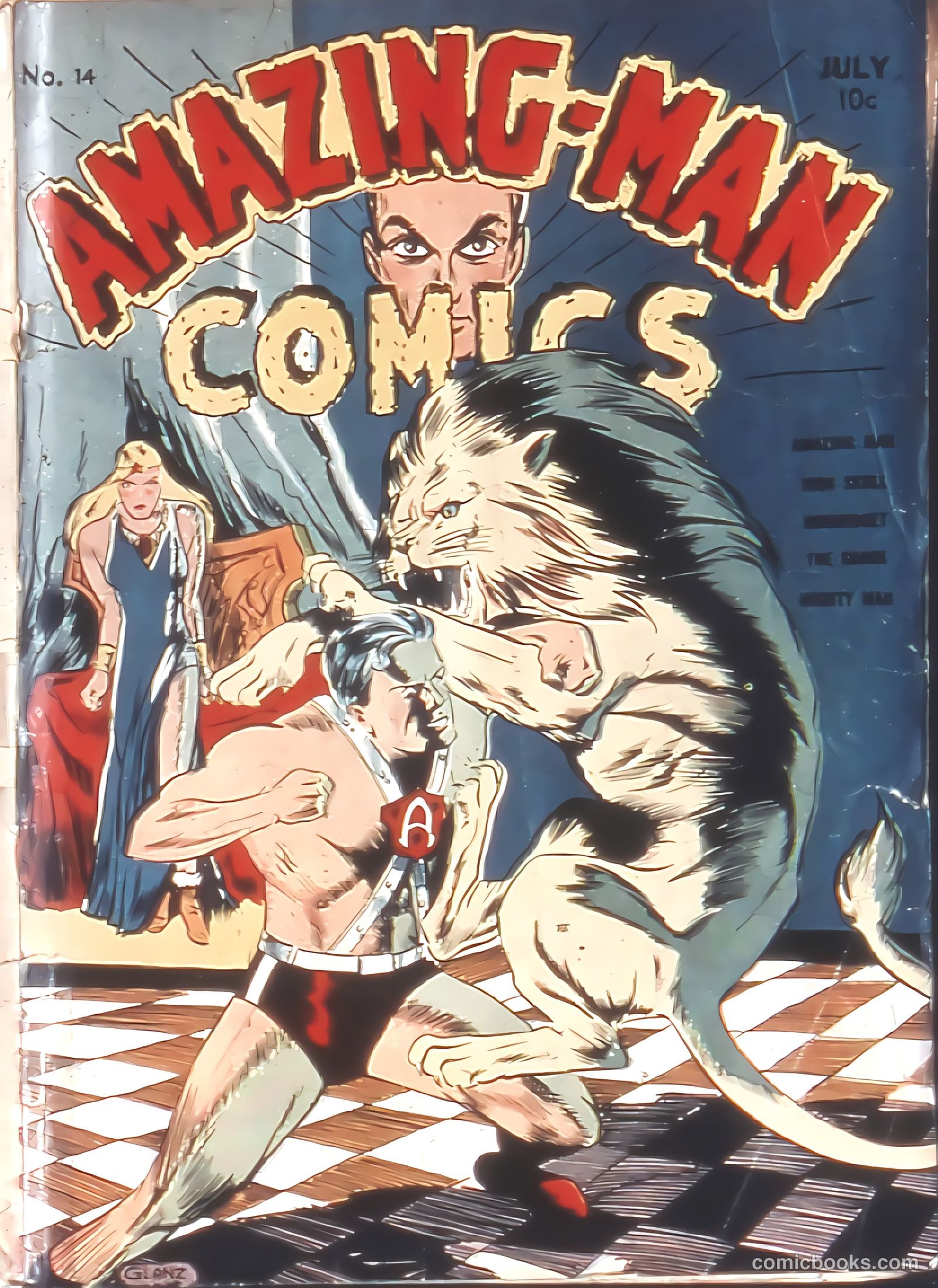 Amazing Man Comics #14 — page 1 of 68