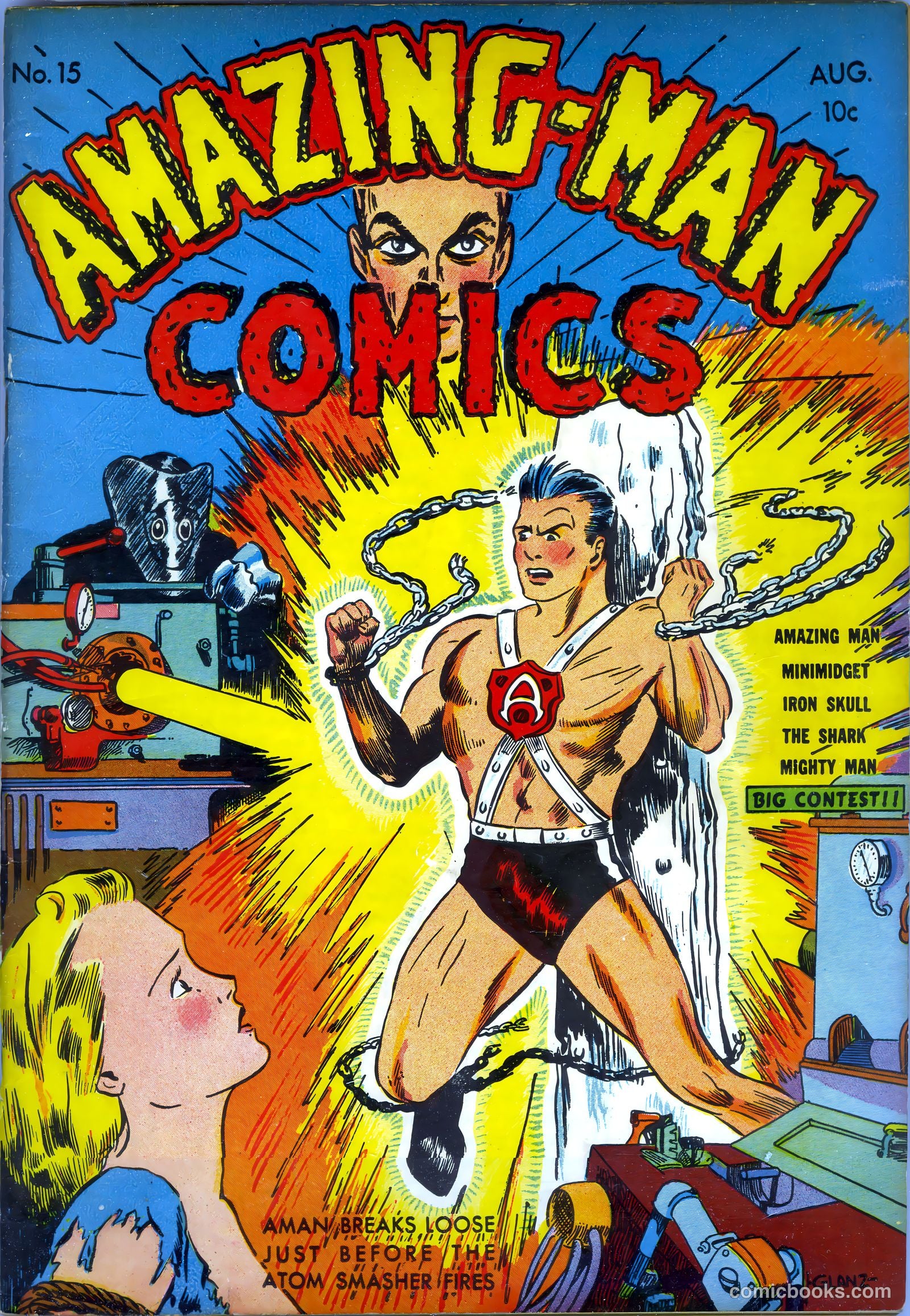 Amazing Man Comics #15 — page 1 of 71