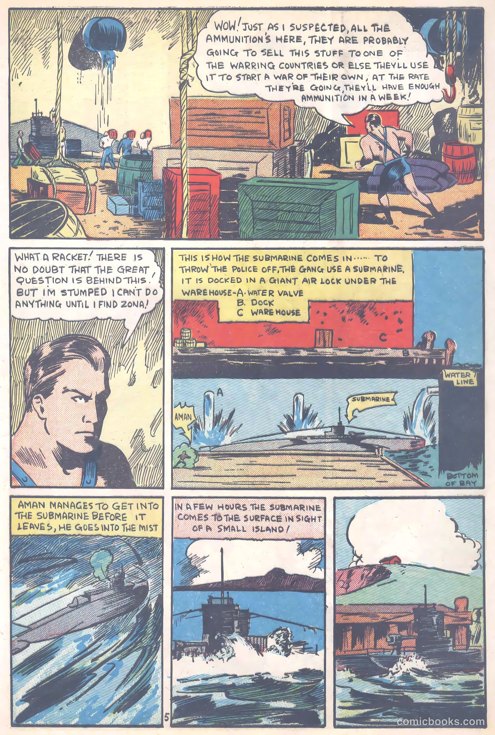 Amazing Man Comics #15 — page 8 of 71