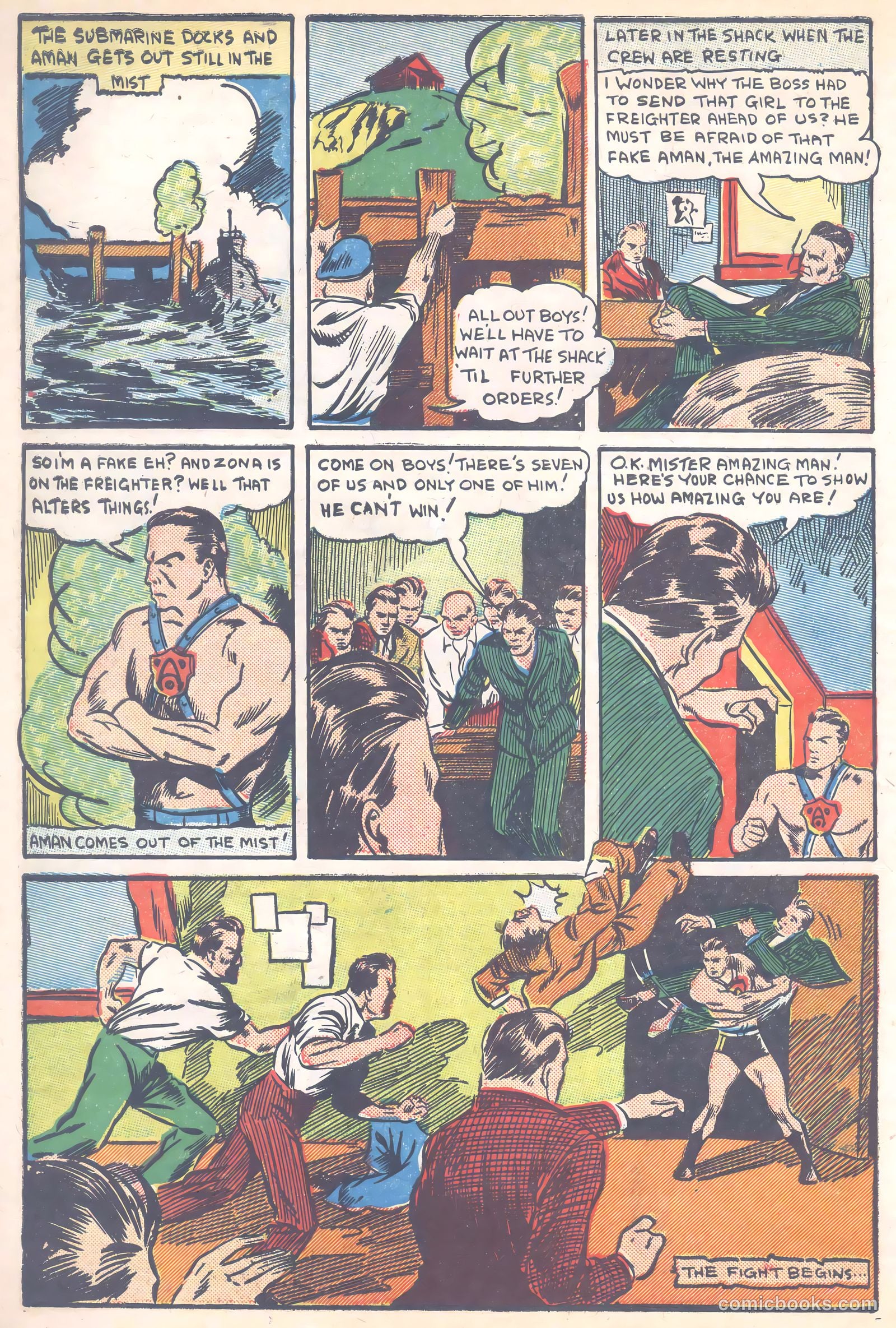 Amazing Man Comics #15 — page 9 of 71