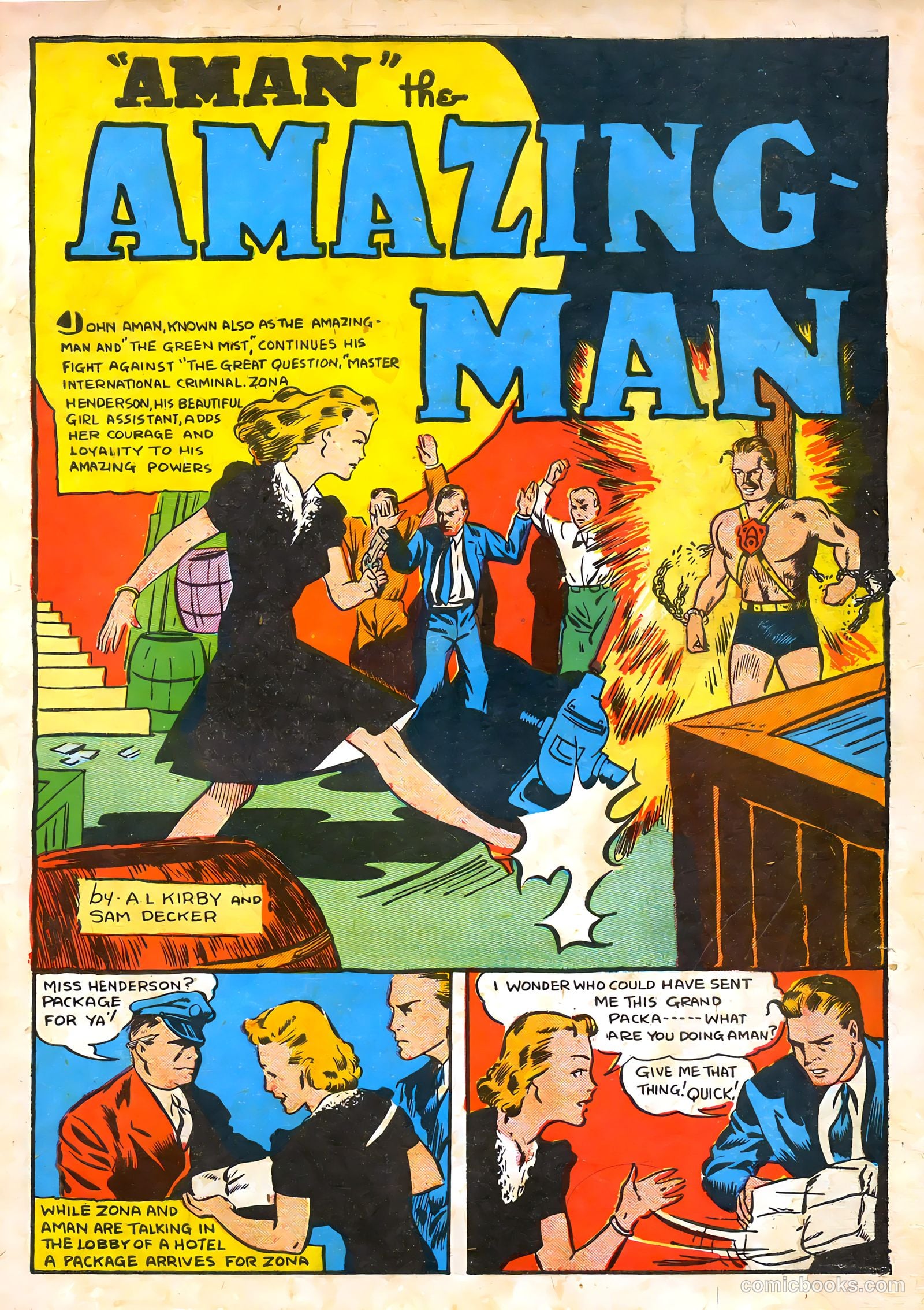 Amazing Man Comics #16 — page 2 of 68