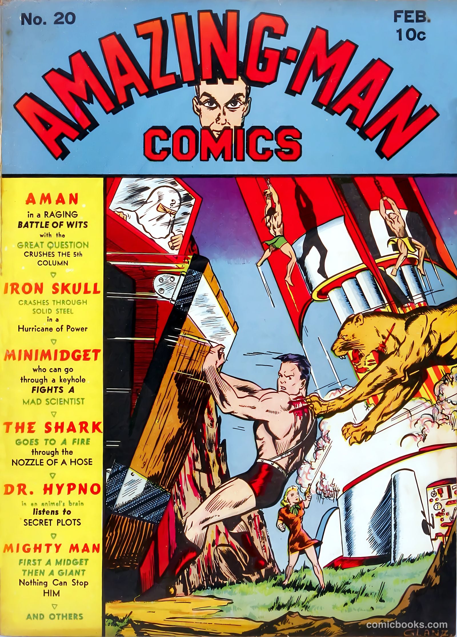 Amazing Man Comics #20 — page 1 of 68