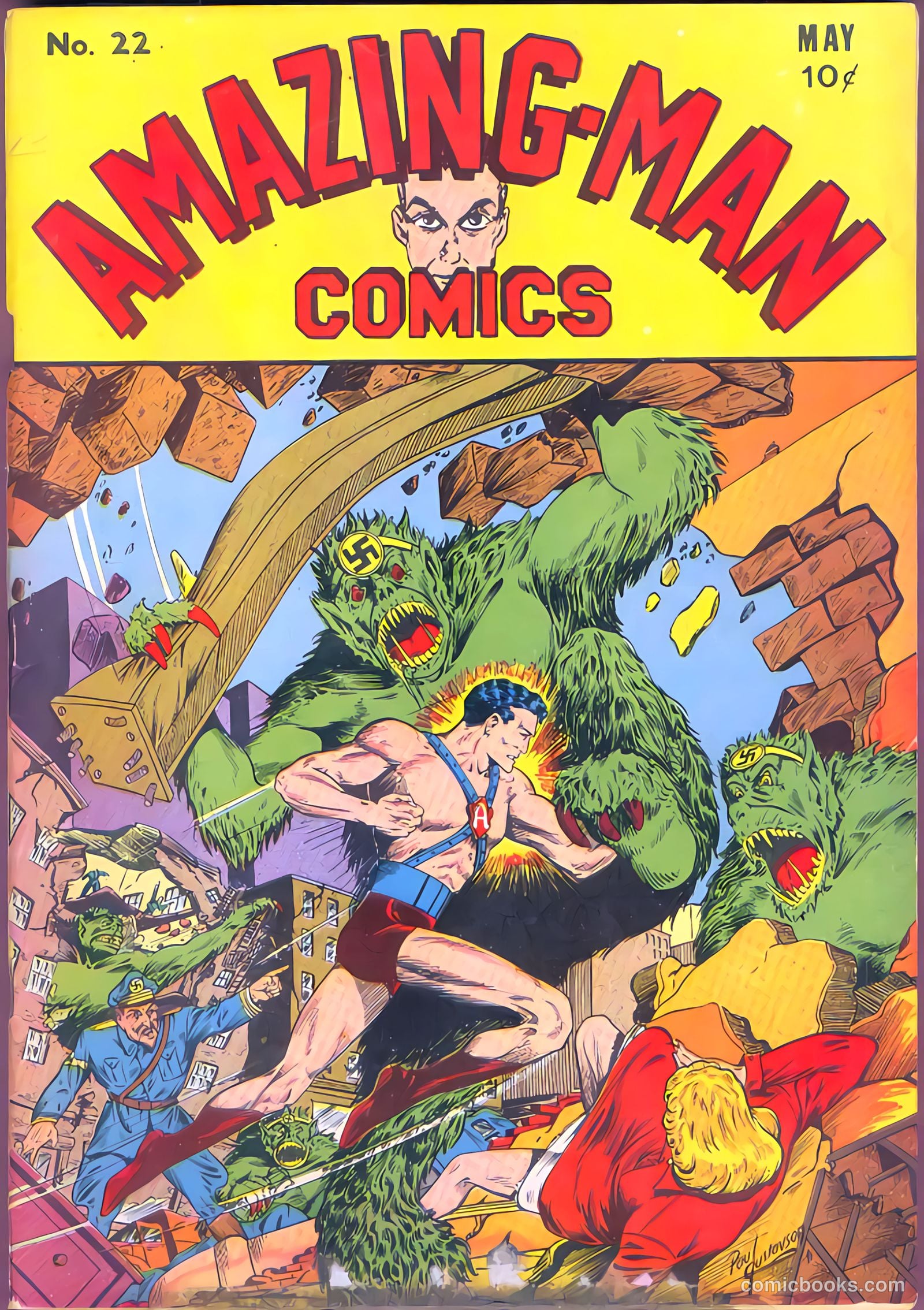 Amazing Man Comics #22 — page 1 of 70