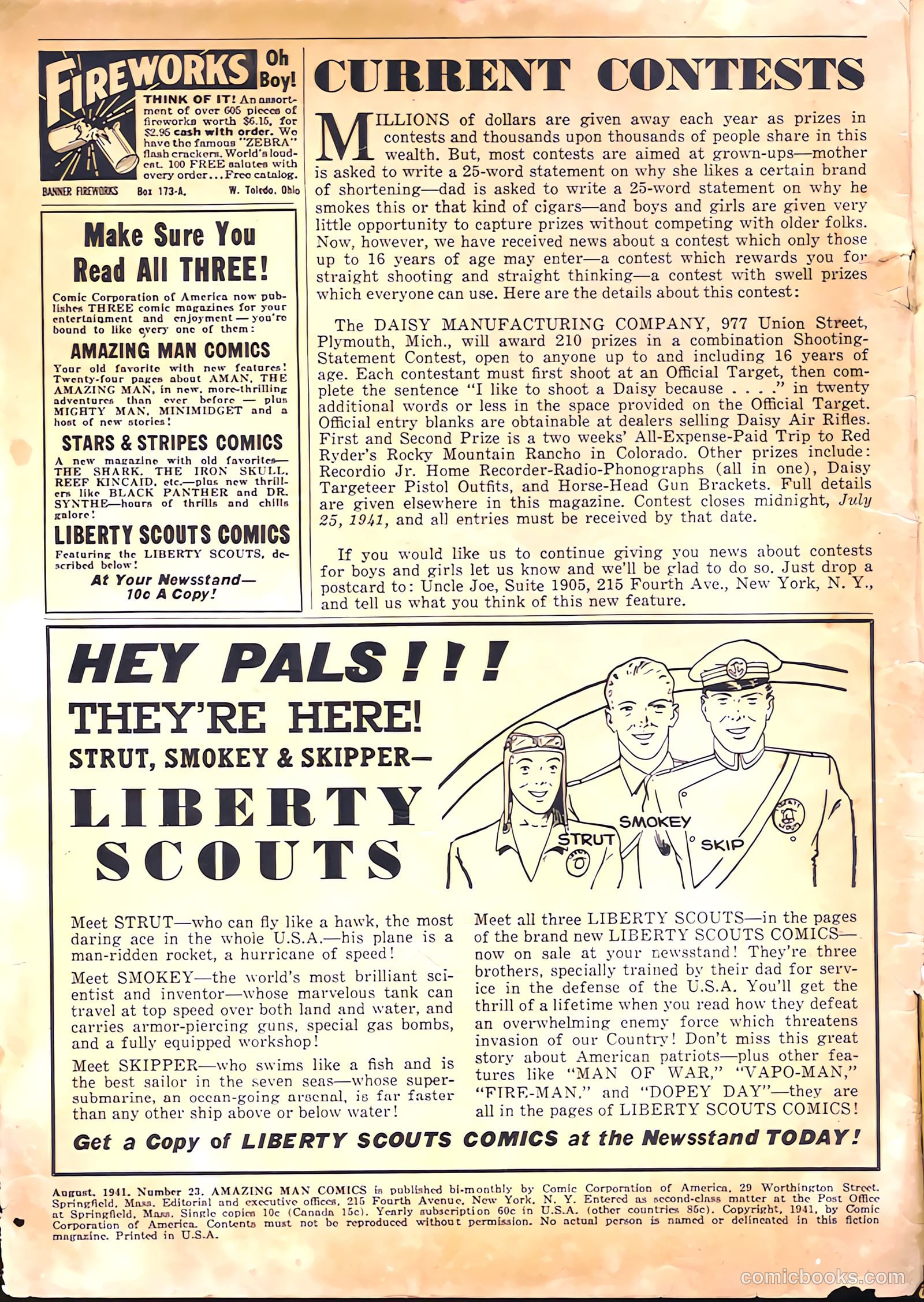 Amazing Man Comics #23 — page 2 of 68