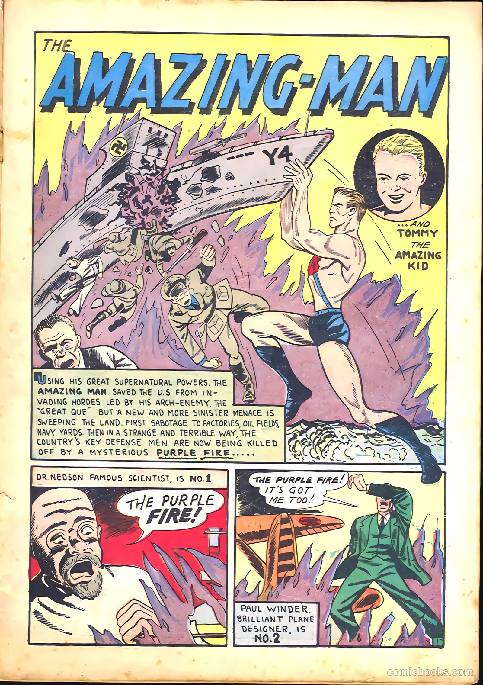 Amazing Man Comics #23 — page 3 of 68