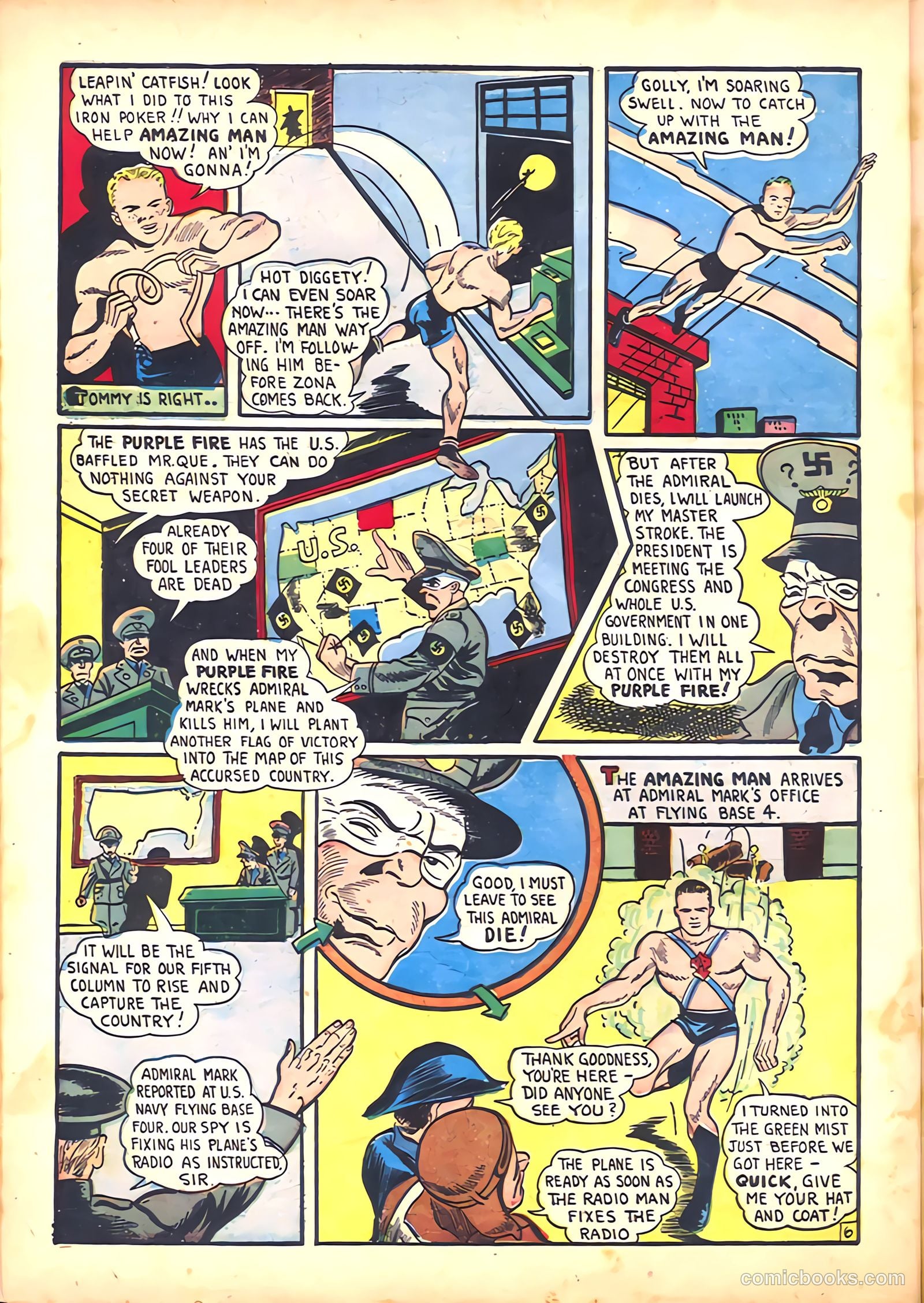 Amazing Man Comics #23 — page 8 of 68