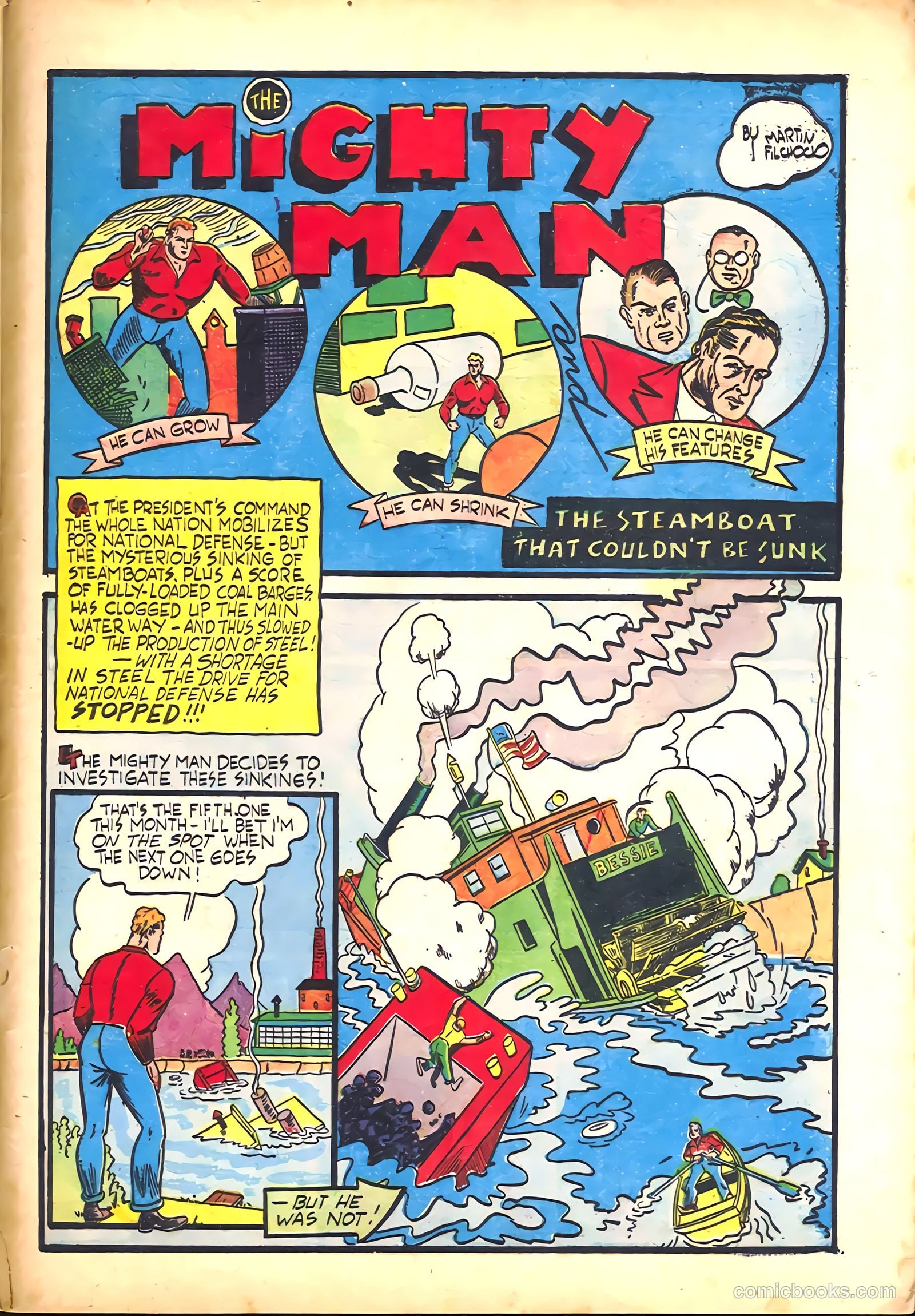 Amazing Man Comics #23 — page 57 of 68
