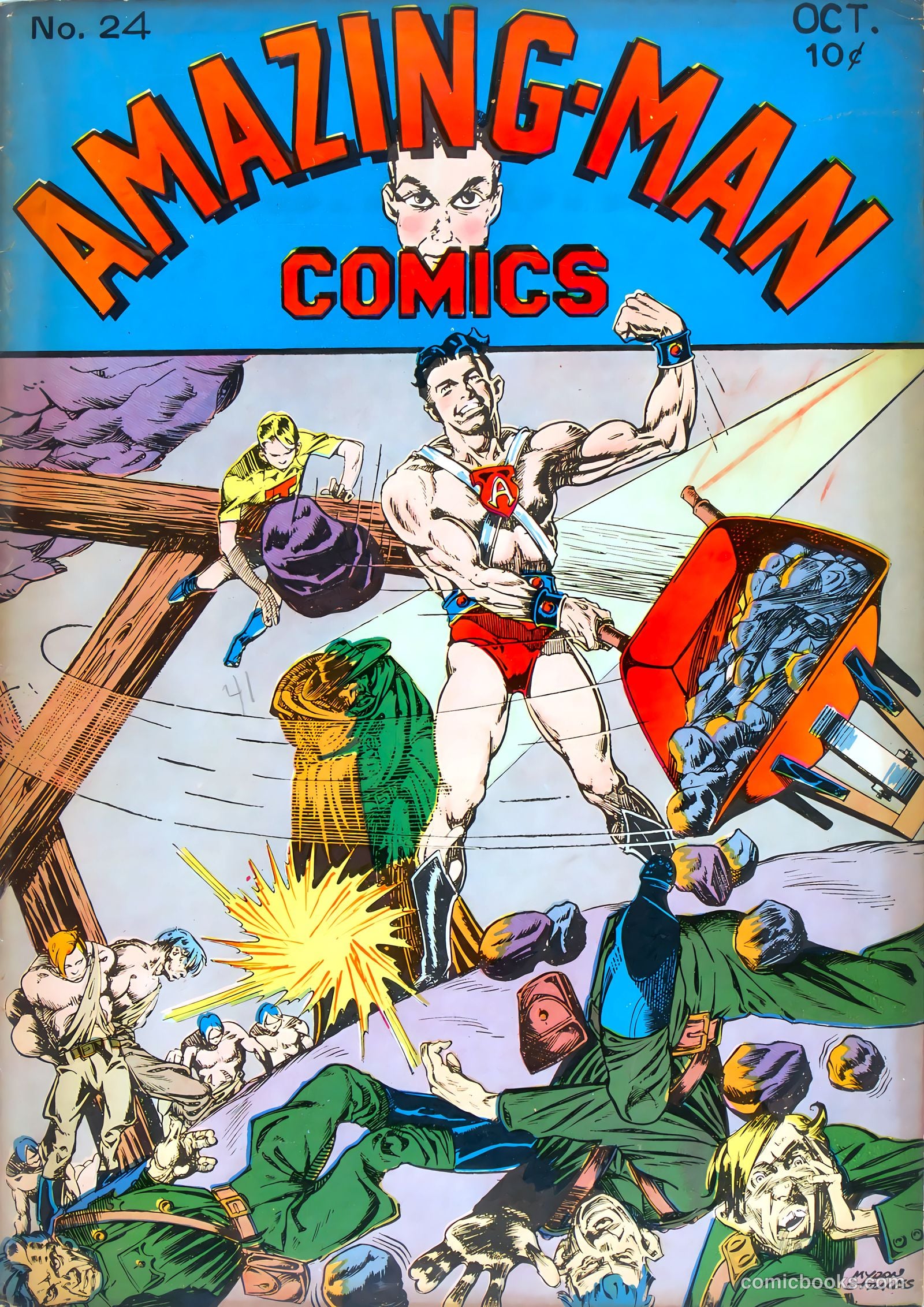 Amazing Man Comics #24 — page 1 of 68