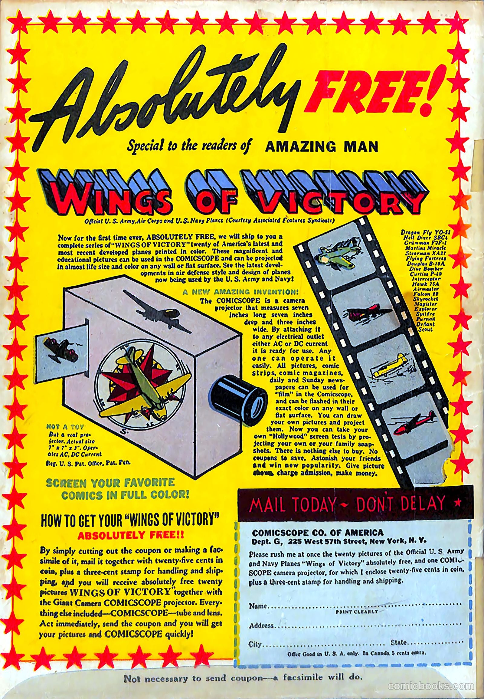 Amazing Man Comics #26 — page 67 of 67