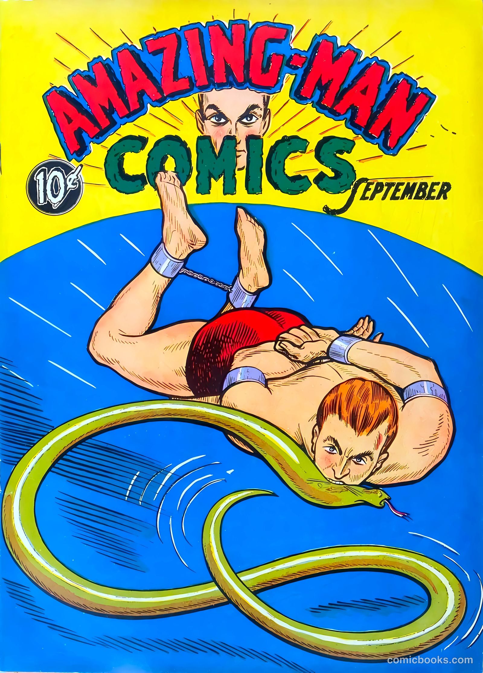 Amazing Man Comics #5 — page 1 of 68