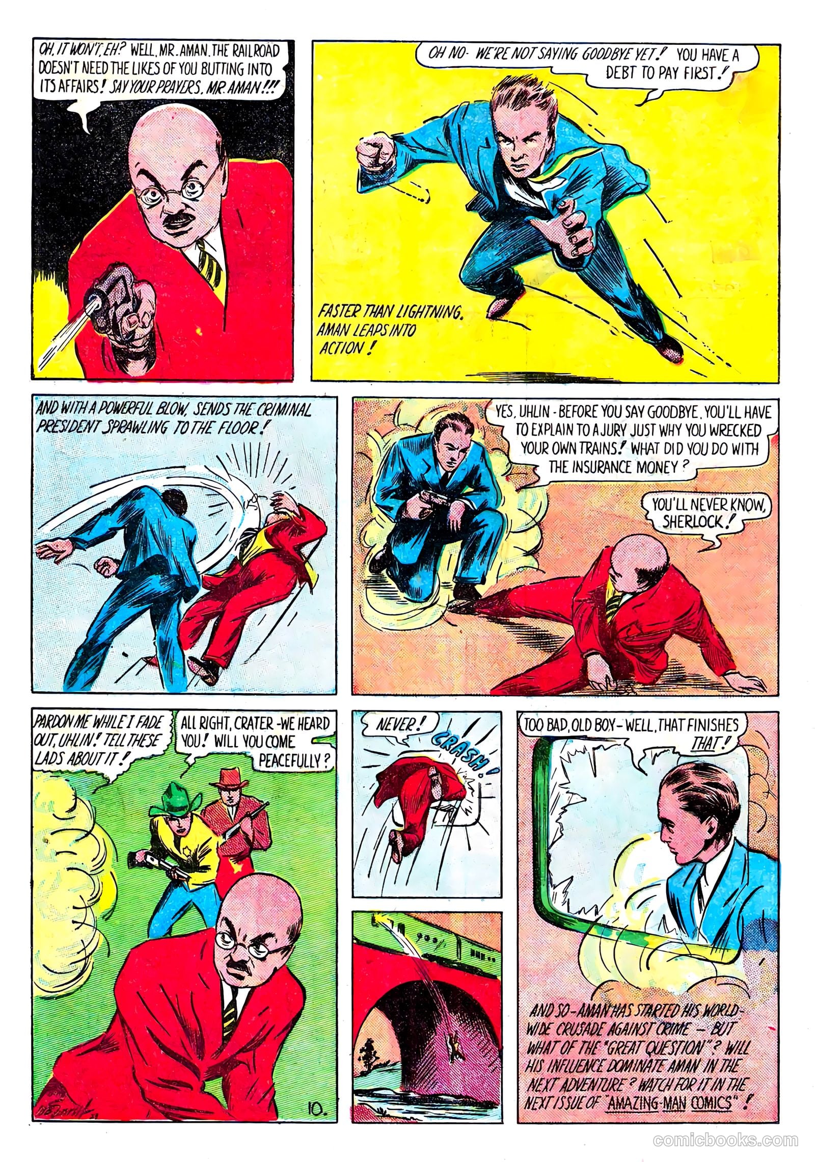 Amazing Man Comics #5 — page 12 of 68
