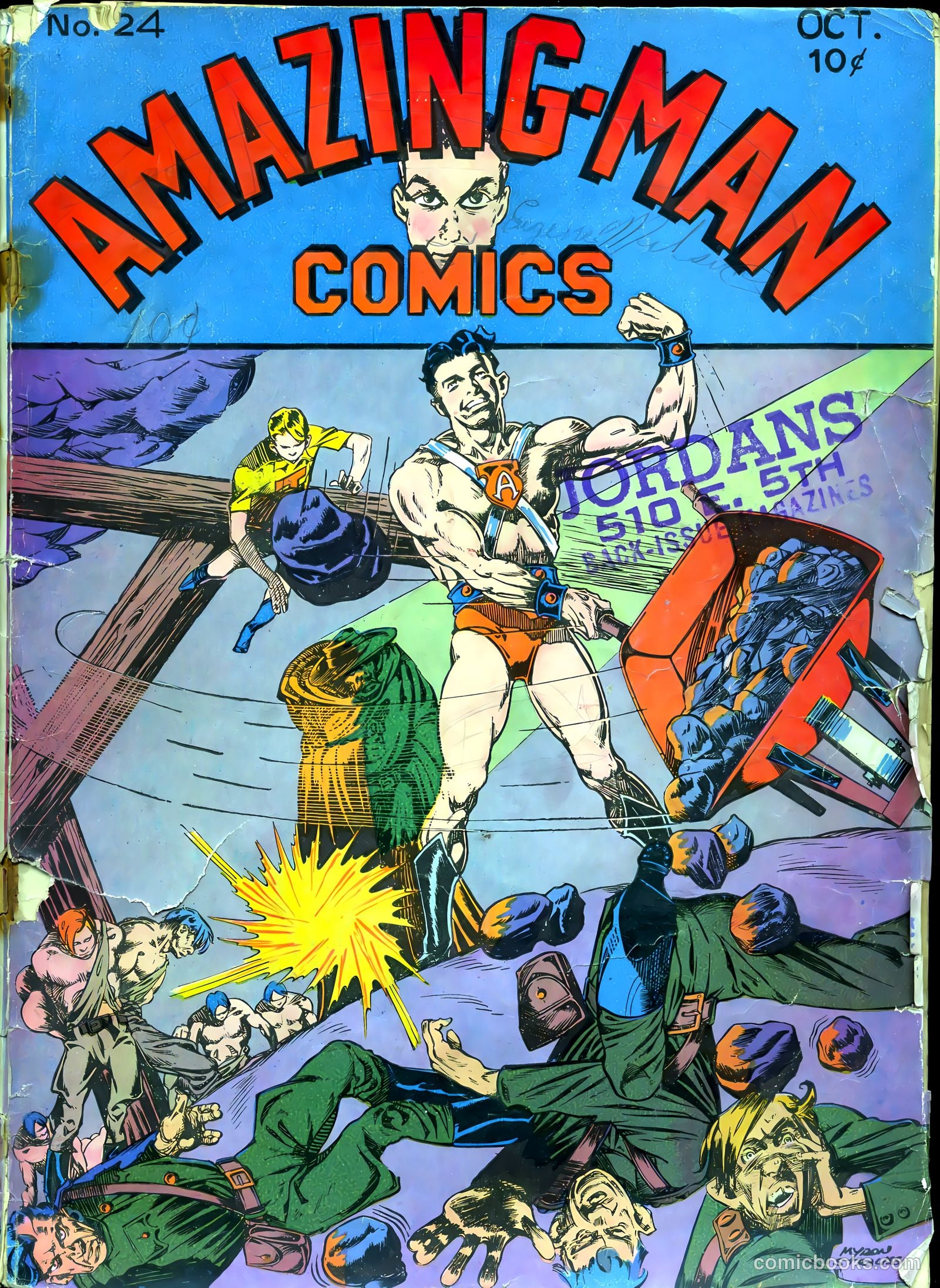 Amazing Man Comics #6 — page 1 of 69
