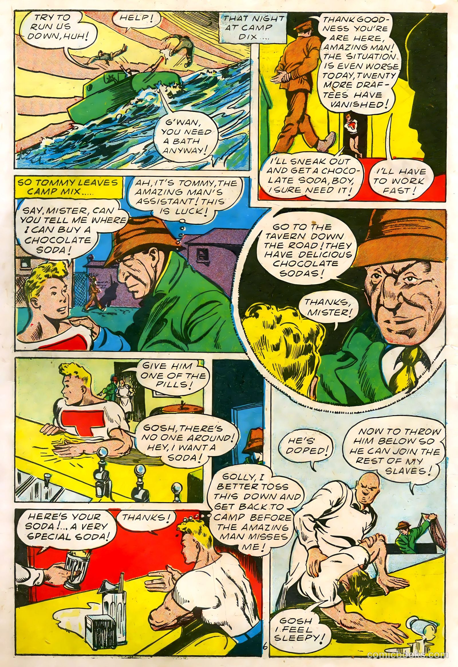 Amazing Man Comics #6 — page 8 of 69
